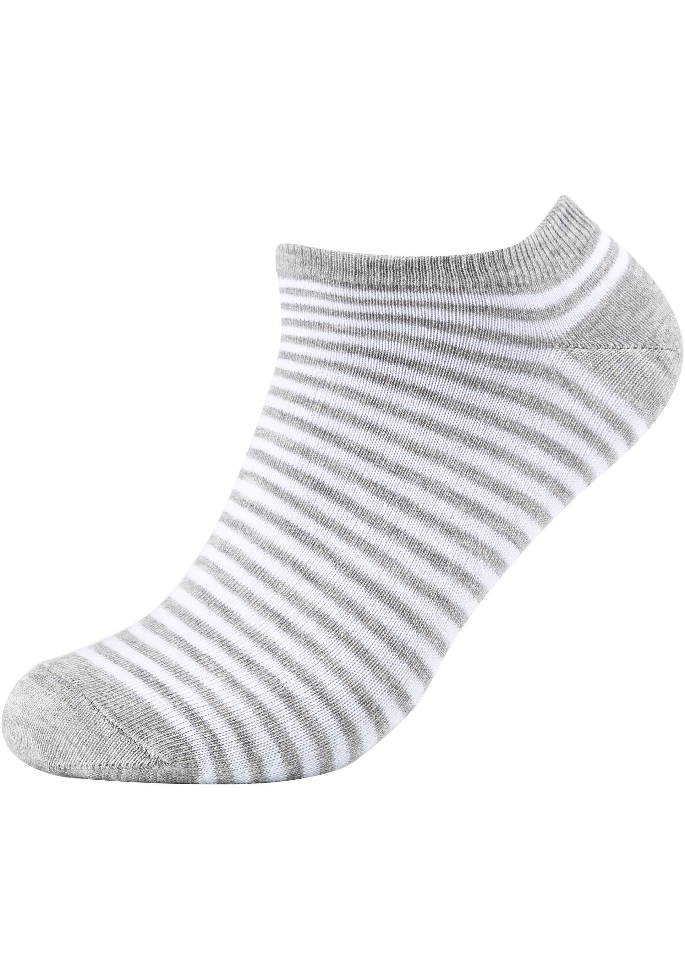 s.Oliver Kurzsocken »essentials«, (4 Paar), mit verschiedenen Designs