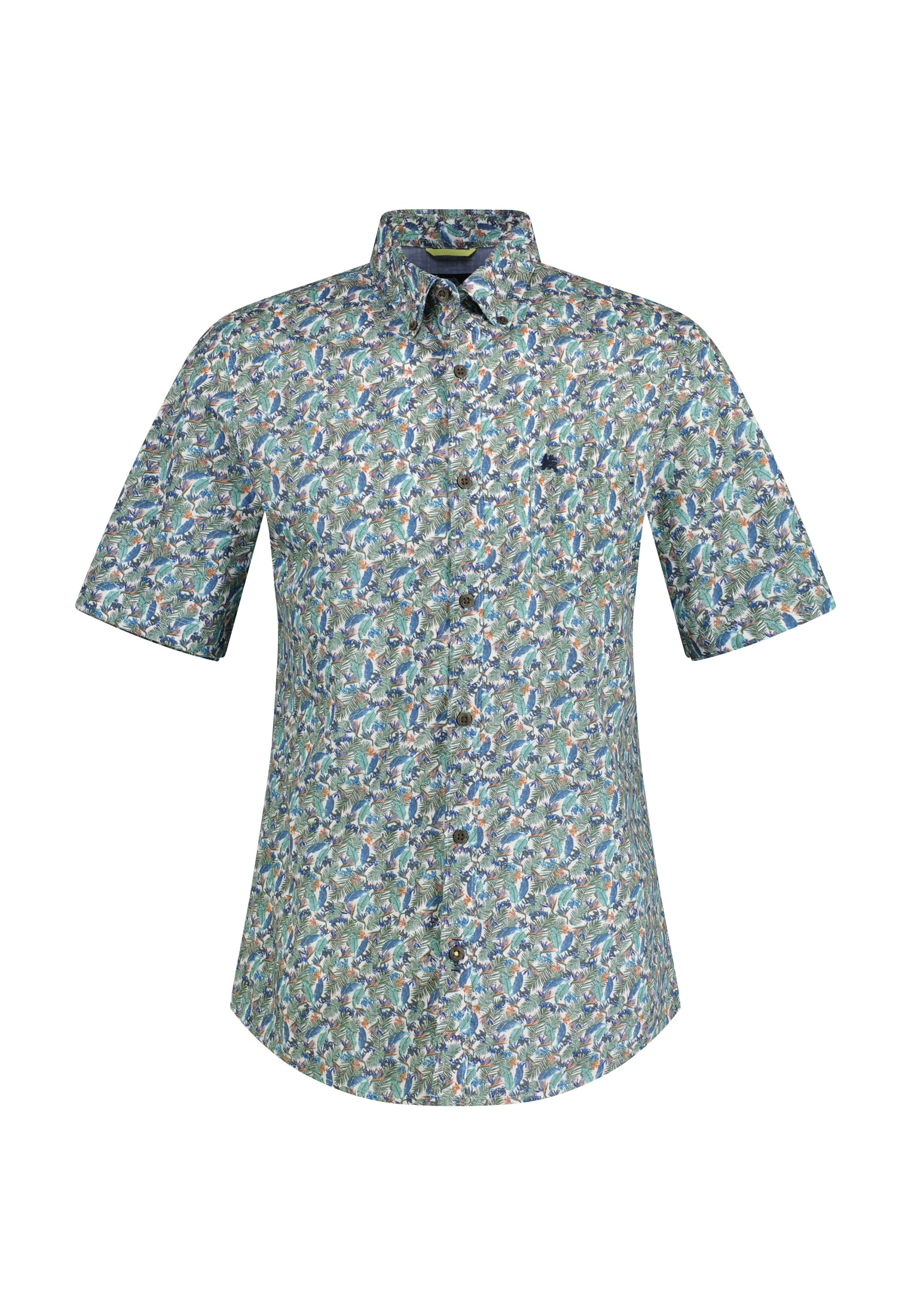 LERROS Kurzarmhemd »Halbarmhemd mit floralem Print«