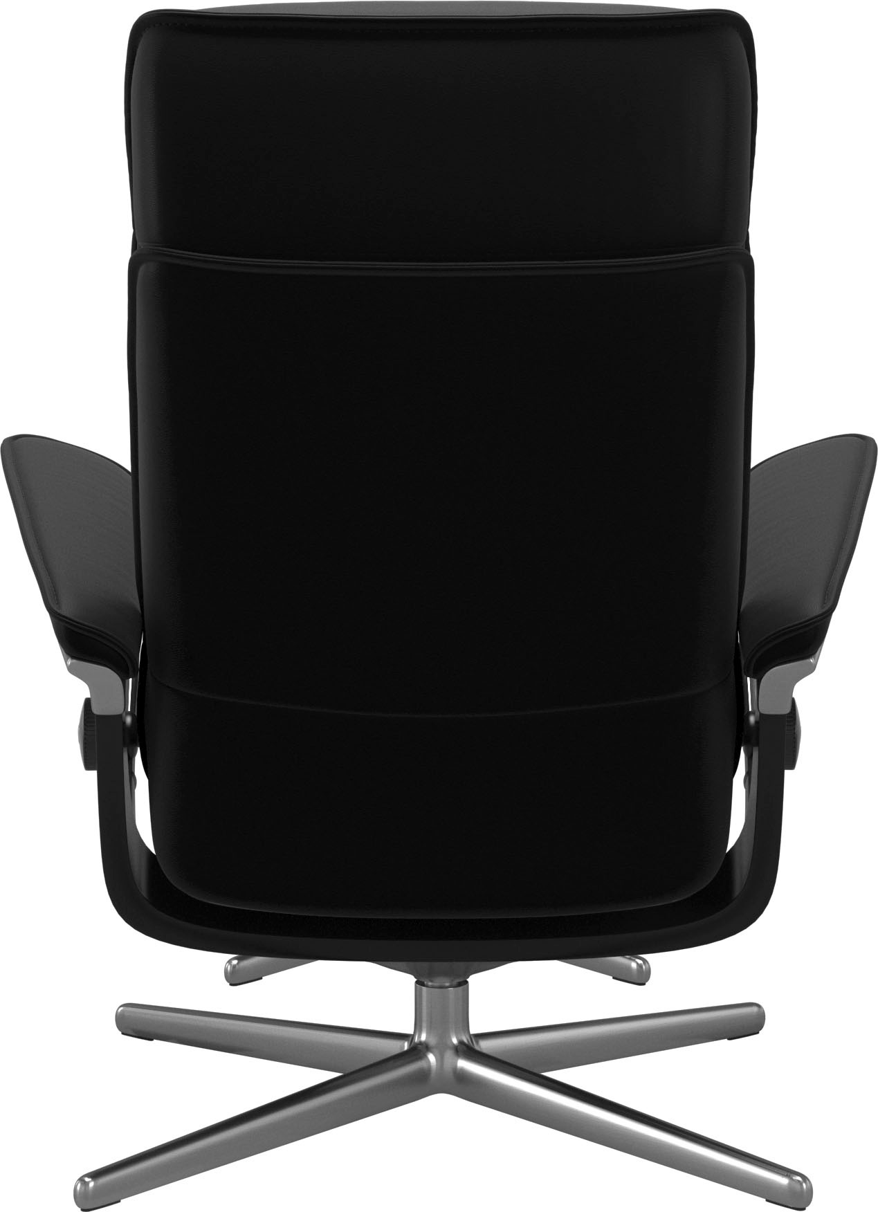 Stressless® Relaxsessel »Admiral« Set, Relaxsessel inkl. Hocker,  mit Cross Base, Größe M & L, Holzakzent Schwarz