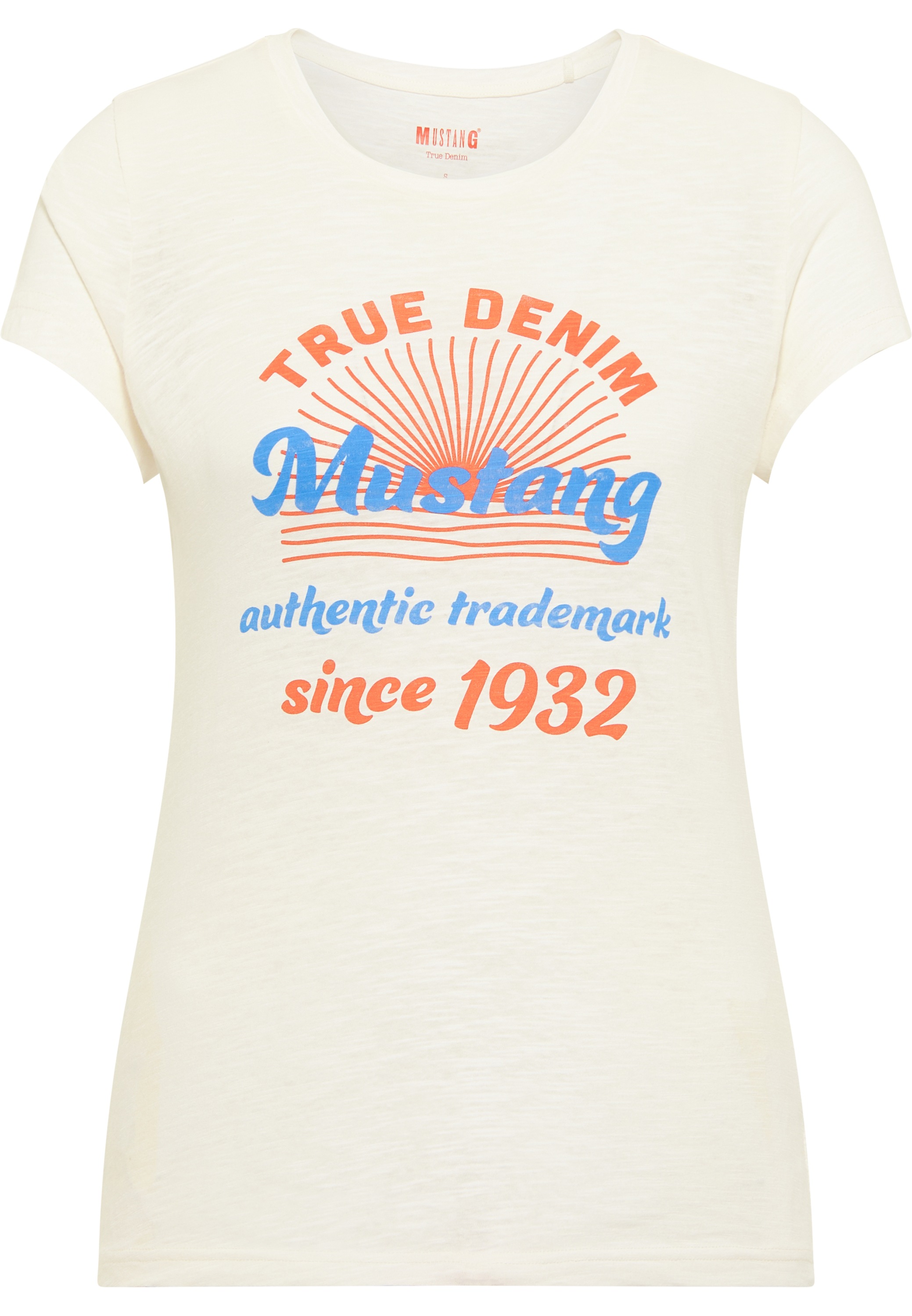 Style bei C Kurzarmshirt MUSTANG ♕ »Mustang Print« Alexia T-Shirt