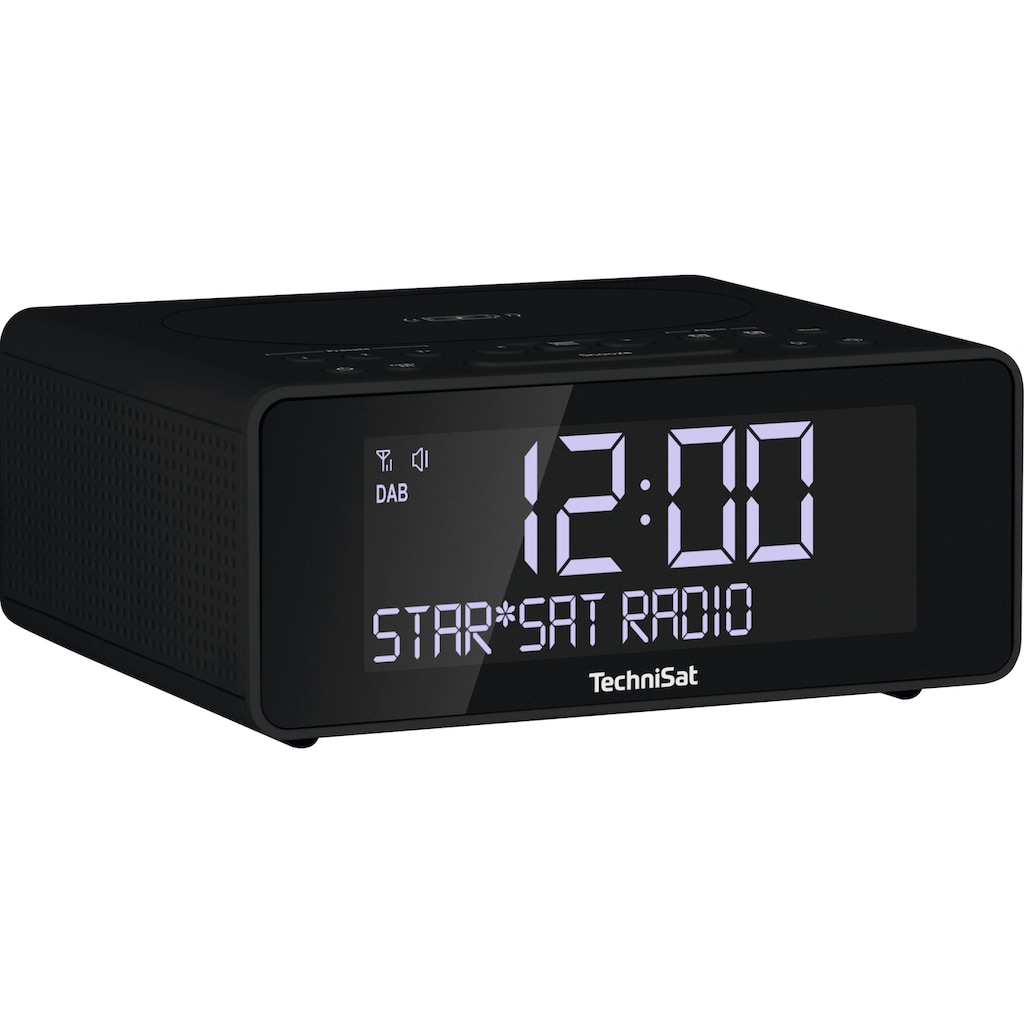 TechniSat Radiowecker »DIGITRADIO 52 Stereo«, mit DAB+, Snooze-Funktion, dimmbares Display, Sleeptimer, Wireless Charging