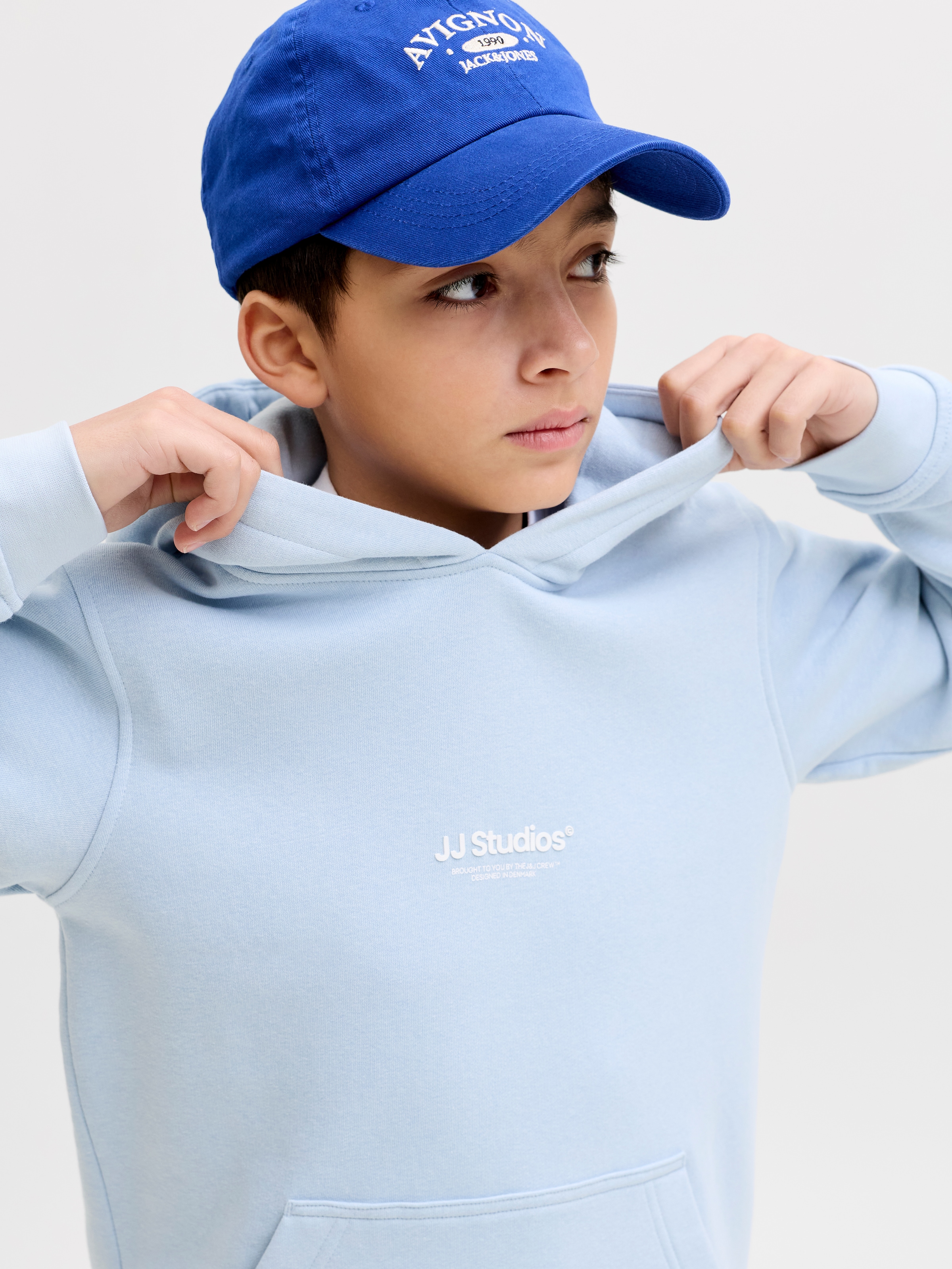 Jack & Jones Junior Kapuzensweatshirt »JJESOHO SWEAT HOOD NOOS JNR«, Baumwollmischung, relaxed fit

