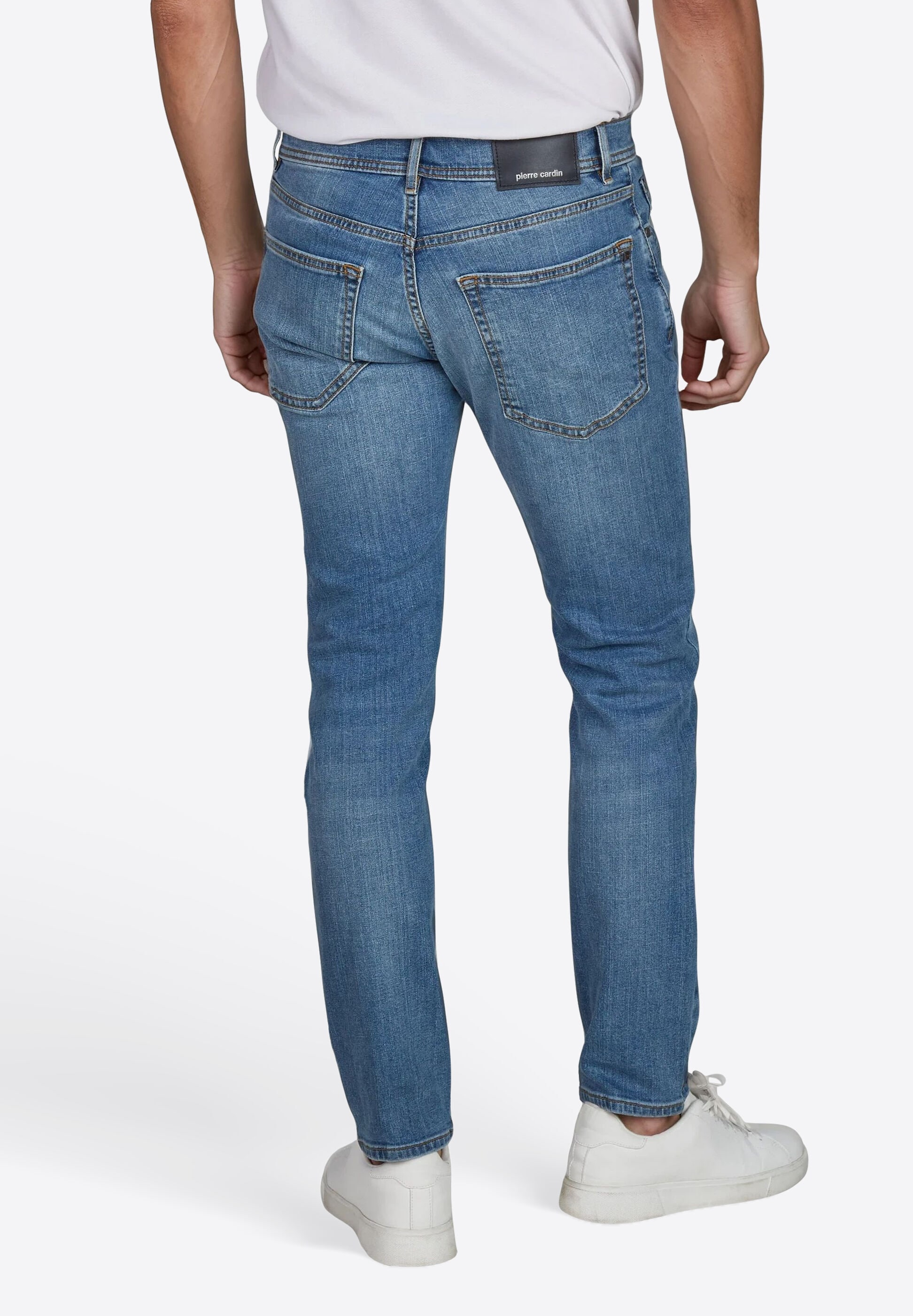 Pierre Cardin Gerade Jeans »Laval« mit Dornschlaufe für die Gürtelschnalle