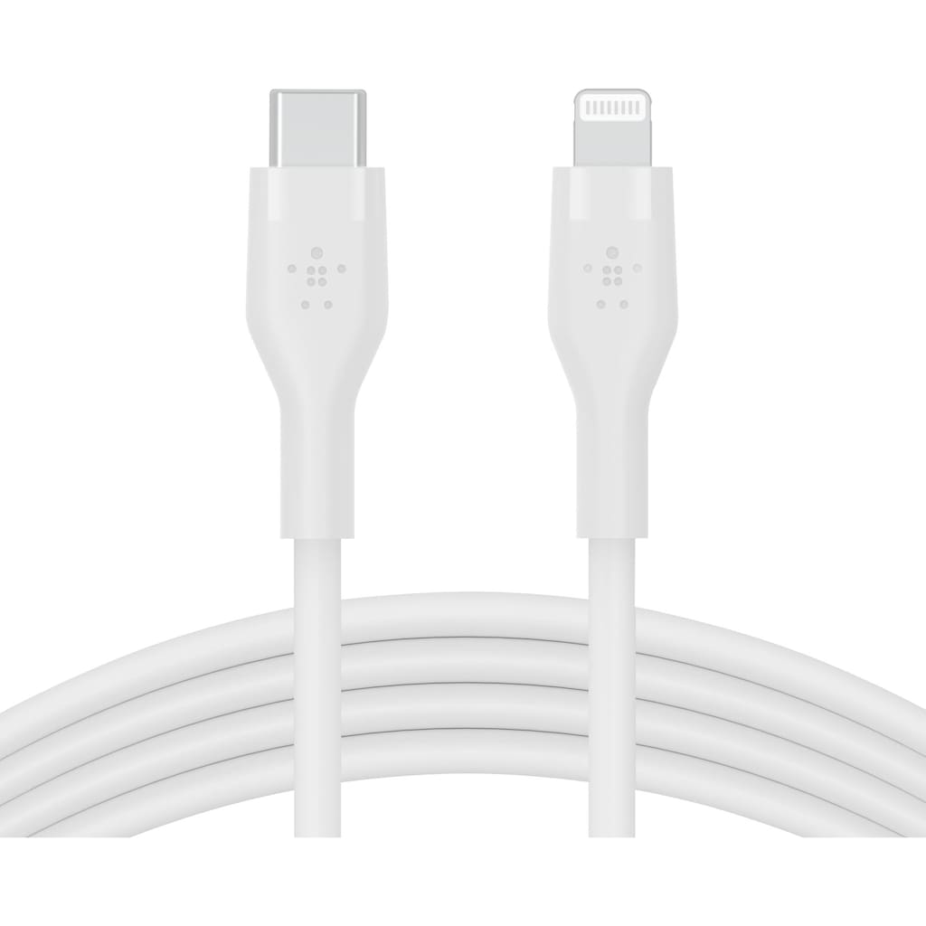 Belkin Smartphone-Kabel »BOOST CHARGE Flex USB-C-Kabel mit Lightning Connector«, USB-C-Lightning, 200 cm