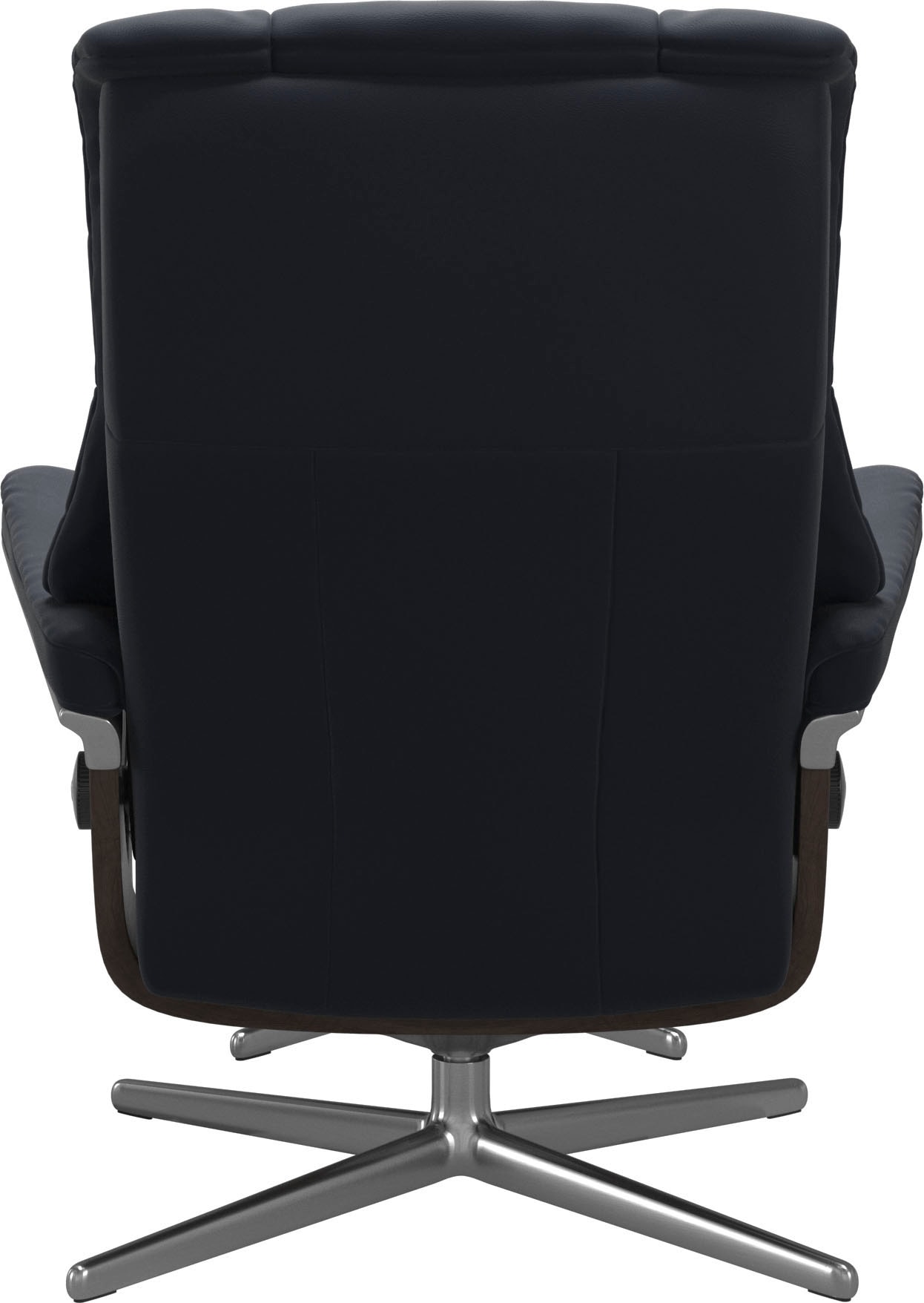 Stressless® Relaxsessel »Mayfair«, (Set, Relaxsessel mit Hocker), mit Hocker, mit Cross Base, Größe S, M & L, Holzakzent Wenge