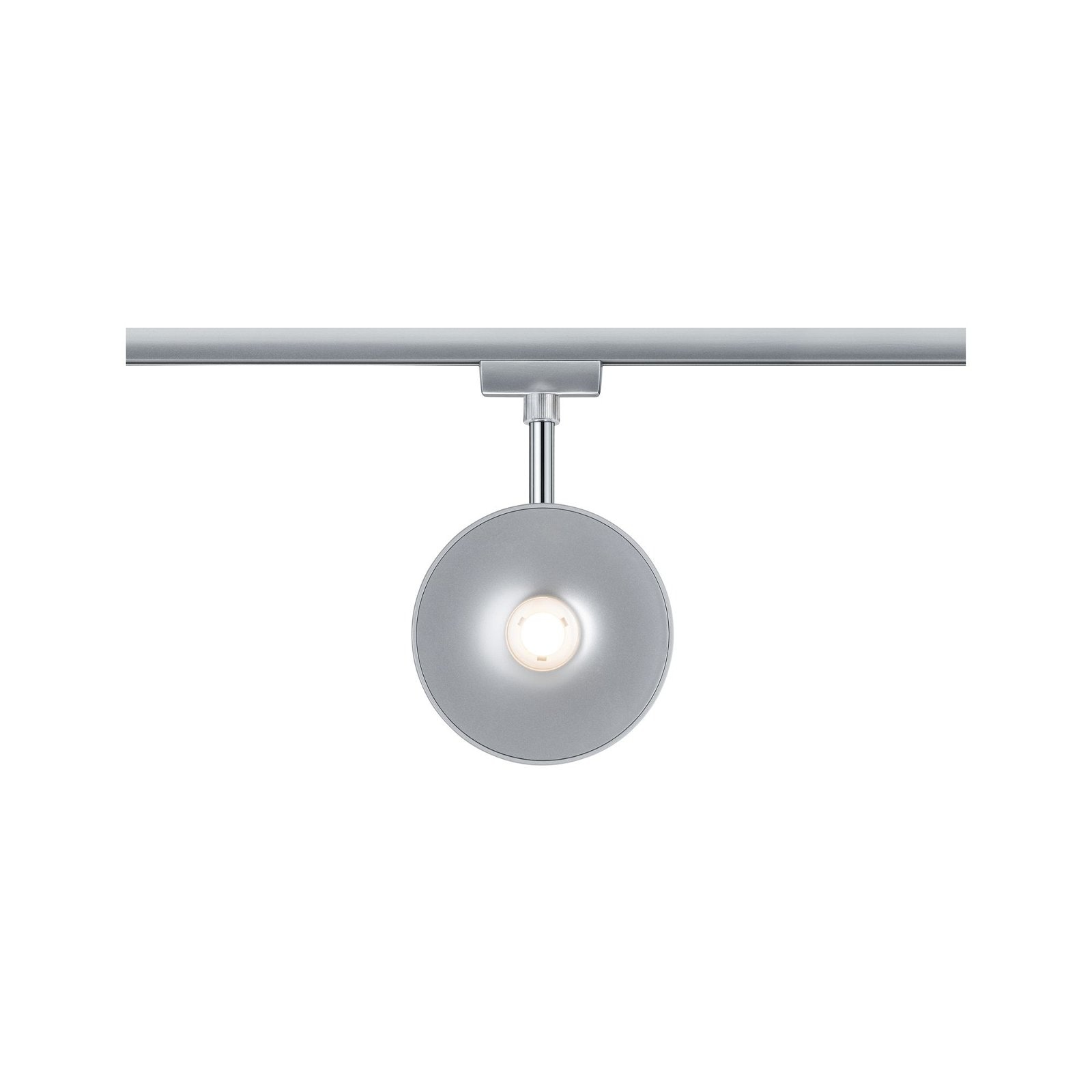 Paulmann Schienensystem-Leuchten »URail Schienenspot Sphere 493lm 7W 2700K 230V Chrom matt, Chrom« LED-Modul 1 Stk. Warmweiß Einzelspot, dimmbar
