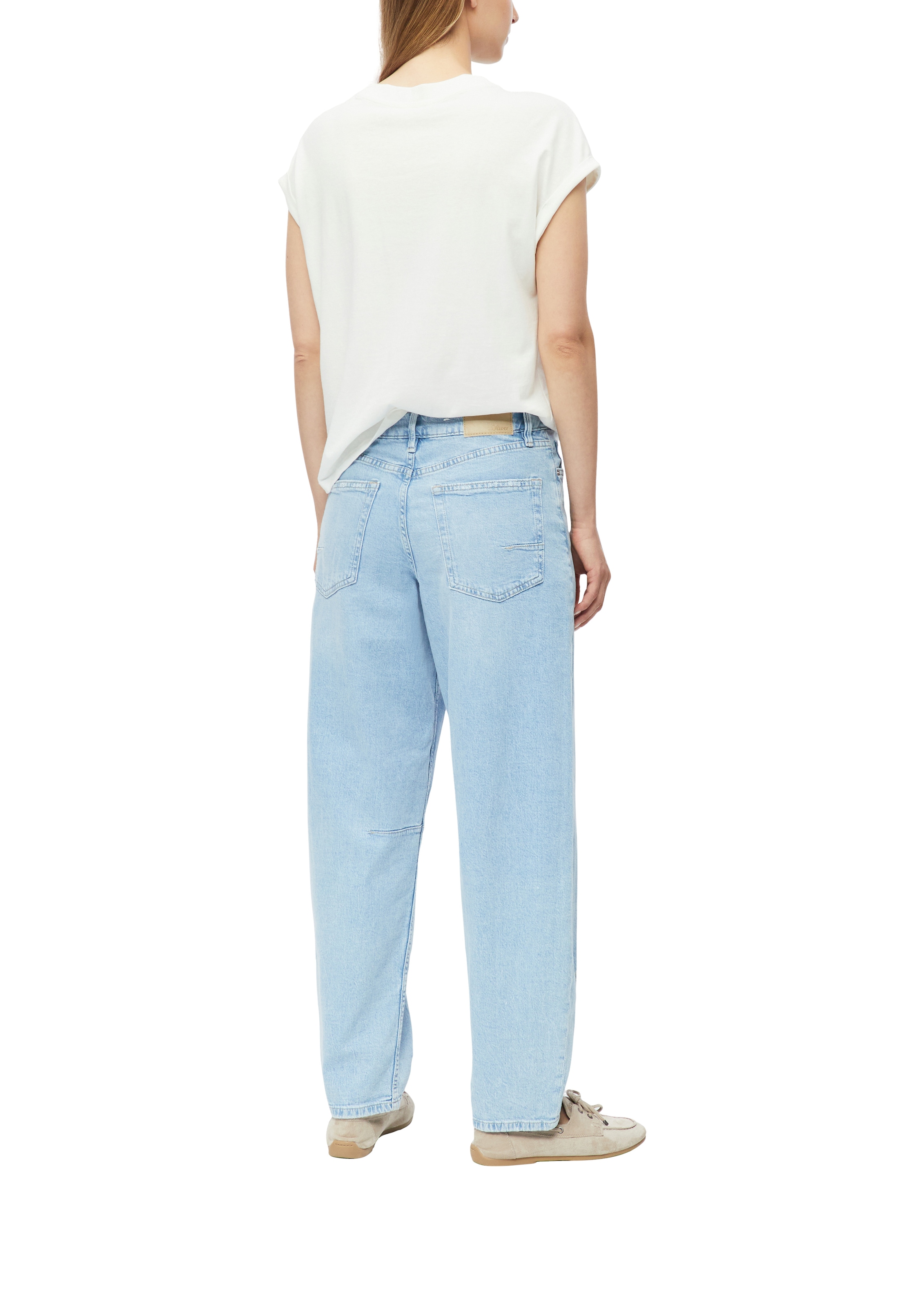s.Oliver 5-Pocket-Jeans im Barrel Fit und mit Stretch