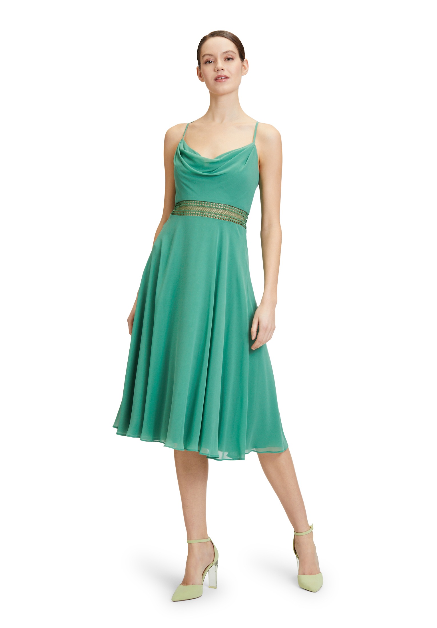 Vera Mont Cocktailkleid »Cocktailkleid mit Wasserfallausschnitt«