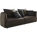 designwerk Big-Sofa »New York«, Breite 253 cm, mit schmaler Arm- und Rückenlehne