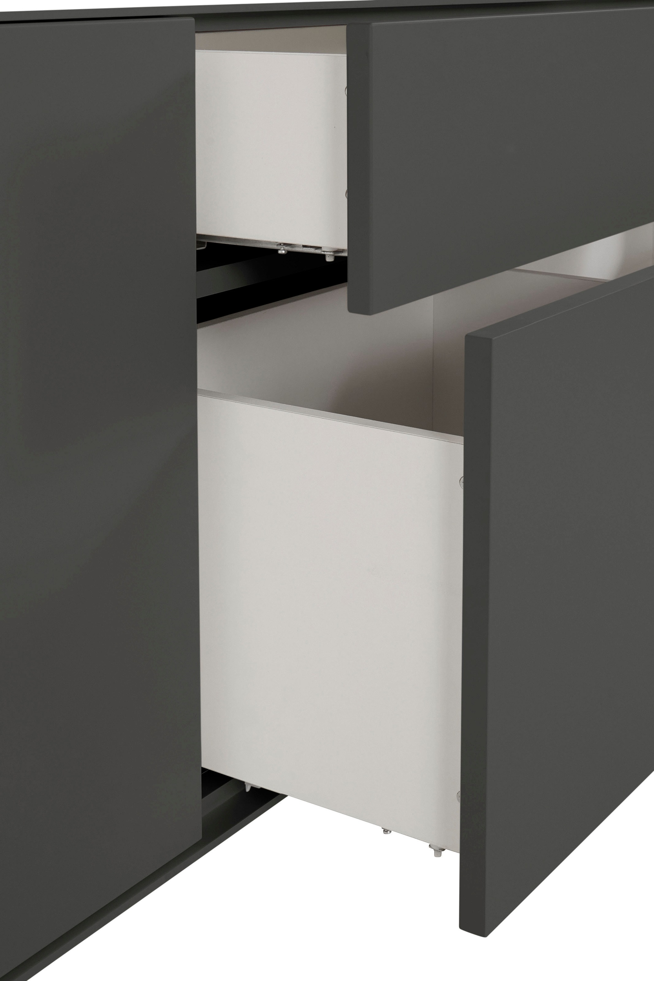 LeGer Home by Lena Gercke Lowboard »Essentials«, (2 St.), Breite: 279cm, MDF lackiert, Push-to-open-Funktion