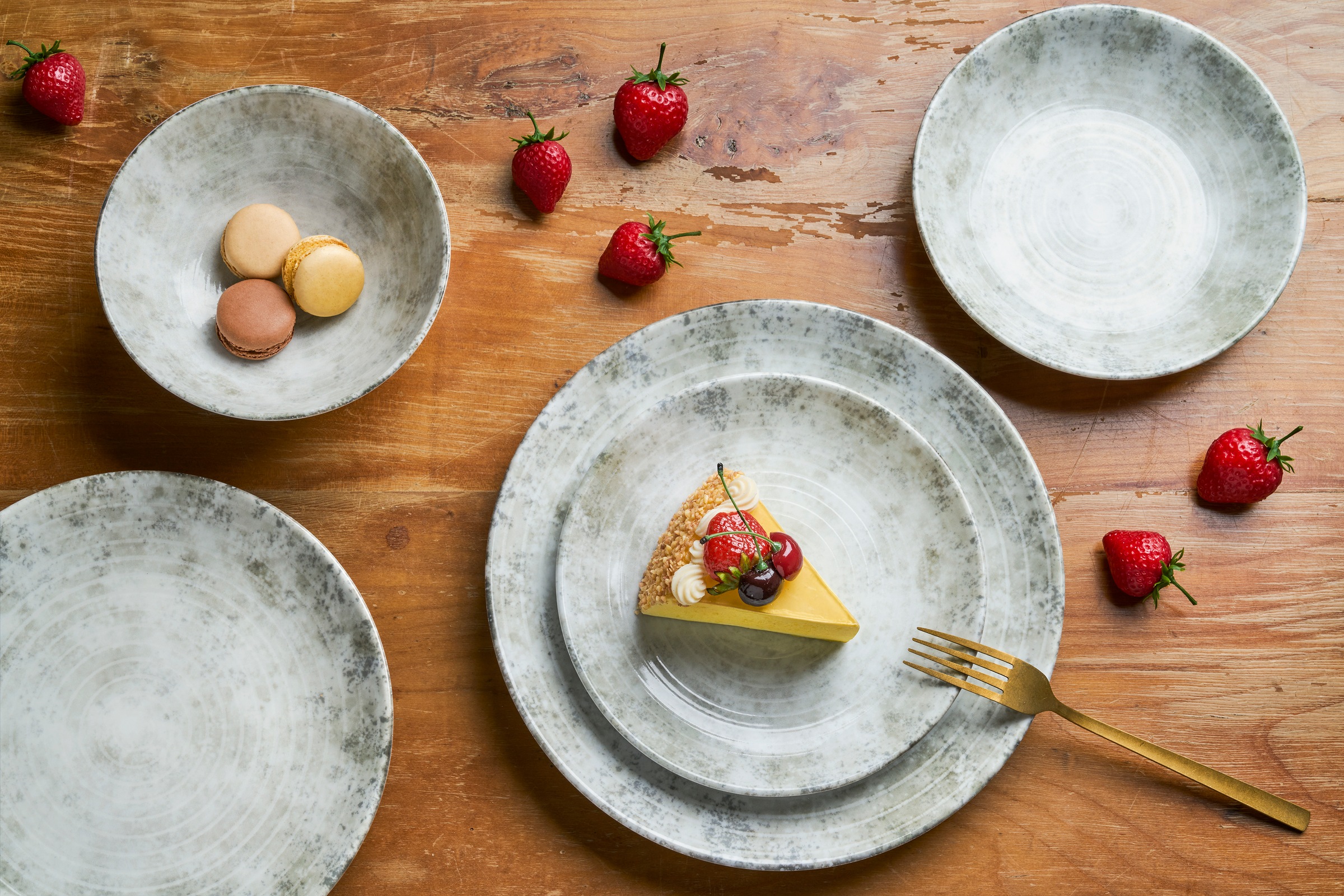 van Well Schale »Korfu, eckig, 11,5 cm, 6 Stück« 6 Stk. aus Porzellan spülmaschinengeeignet