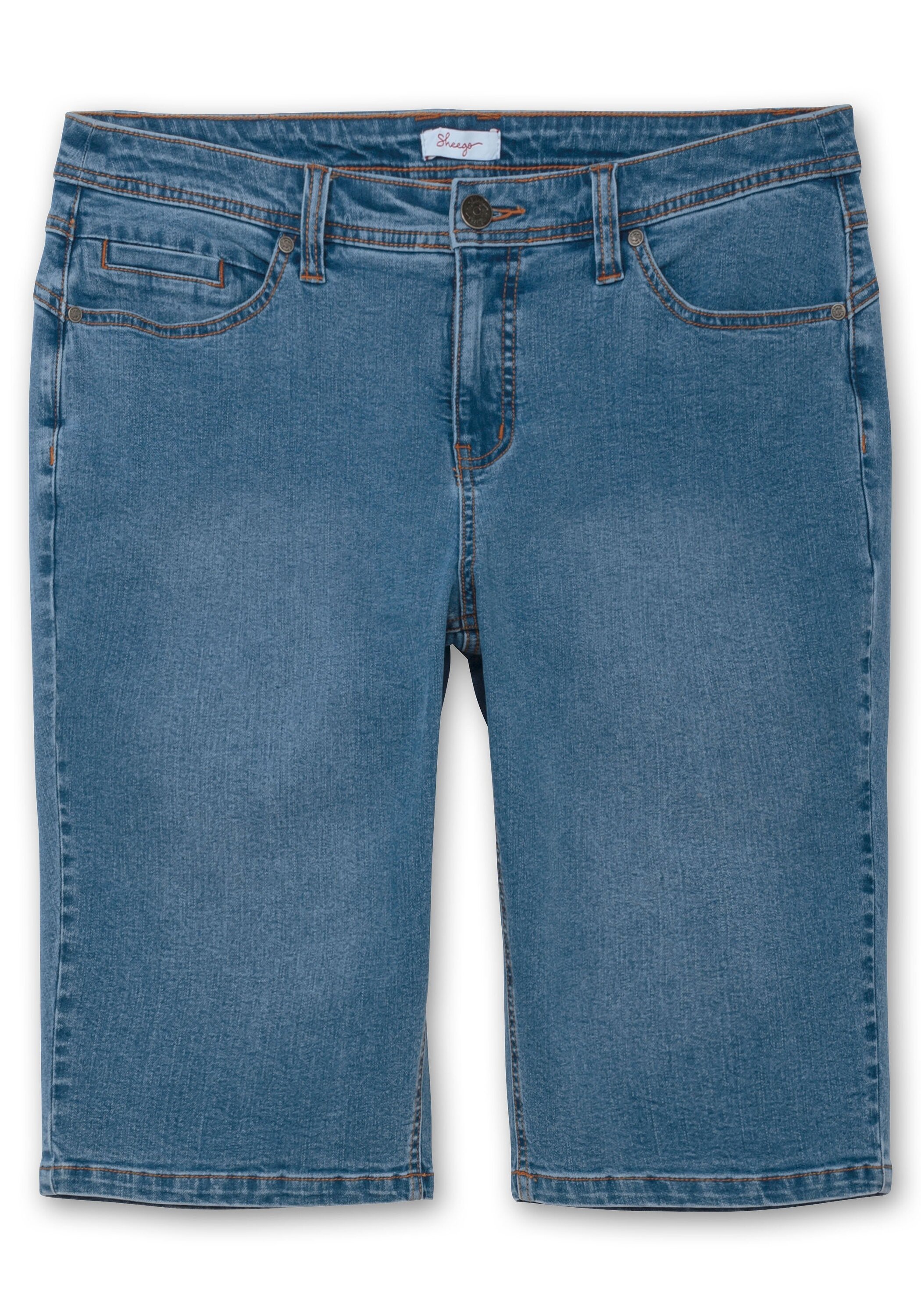 Sheego Jeansbermudas »Schmale Jeans-Bermudas im Curvy-Schnitt PIA«