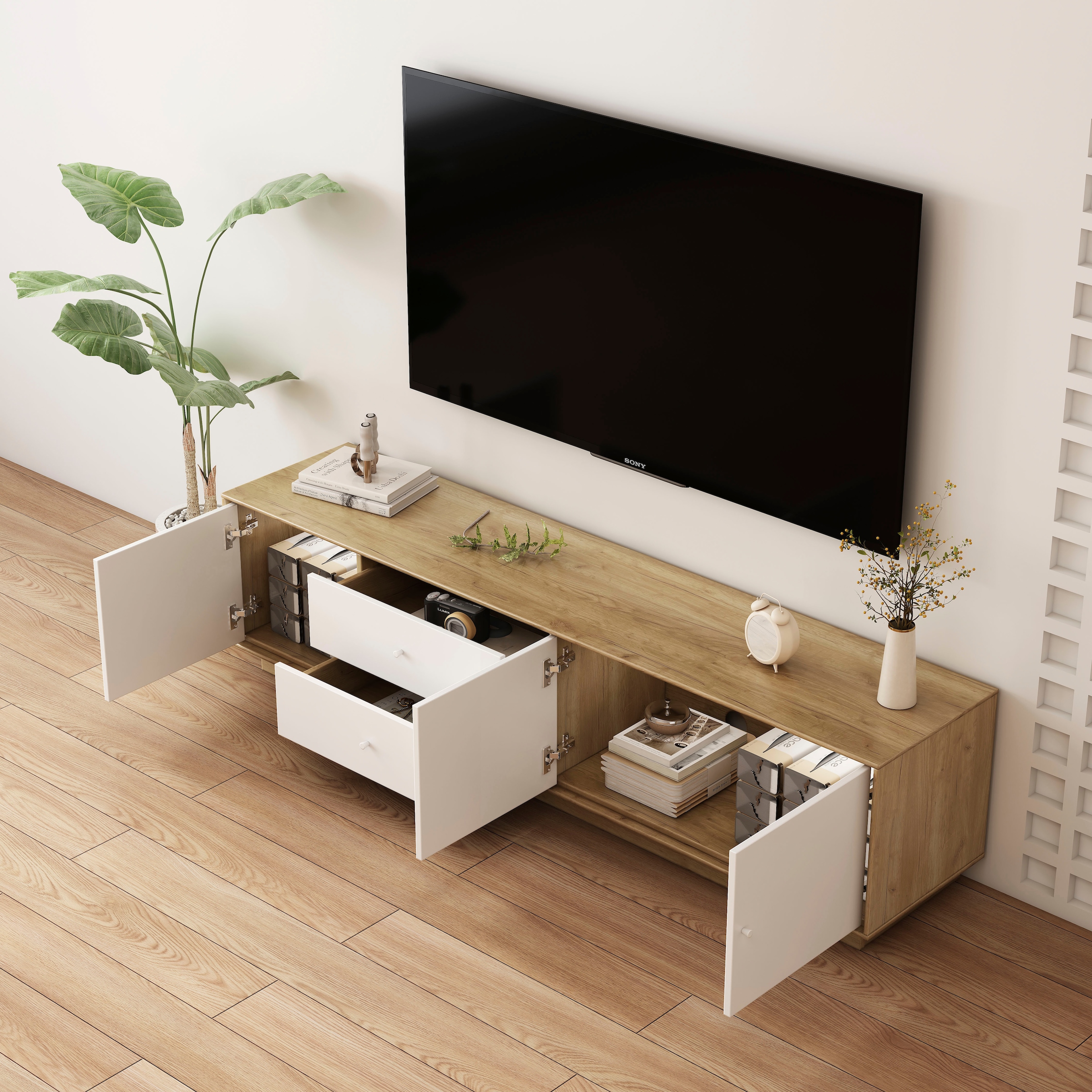 OTTO home TV-Board »Blaire« kratzfeste Melaminoberfläche, ABS-Kanten und FSC-zertifiziertem Holz