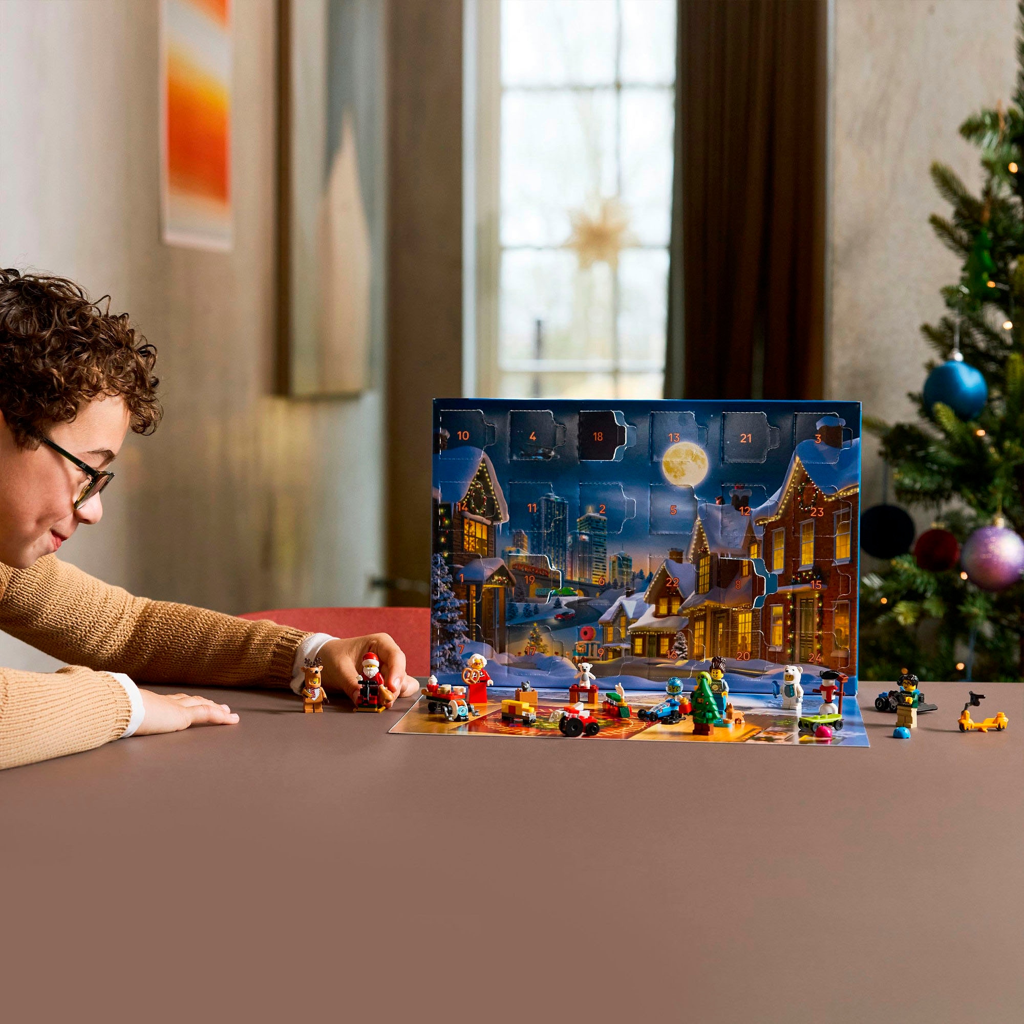 LEGO® Spielzeug-Adventskalender »Spielbausteine, (60475), LEGO City« ab 5 Jahren Made in Europe