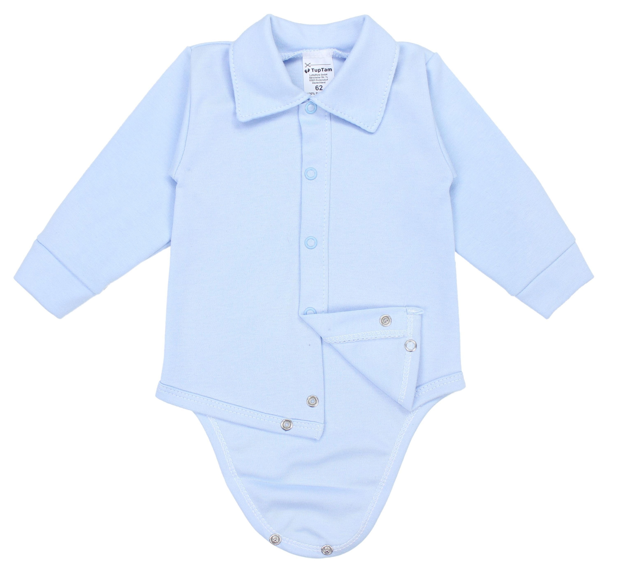 TupTam Body »Body Baby Jungen Langarm Kurzarm Body mit Kragen«
