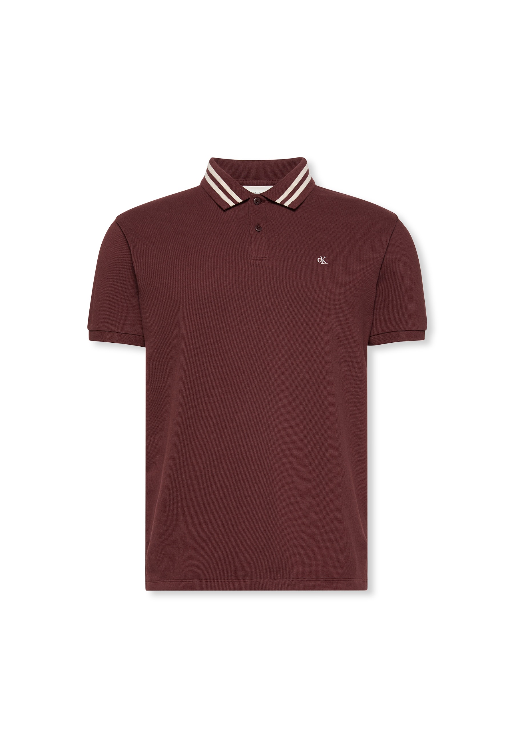 Calvin Klein Jeans Poloshirt »SS CSL PQ CLSSC TPPD«, Mit Rundhalsausschnitt