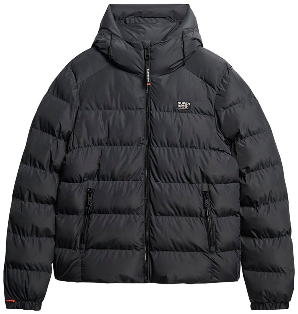 Superdry Steppjacke »HOODED SPORTS PUFFER JACKET«, mit Kapuze
