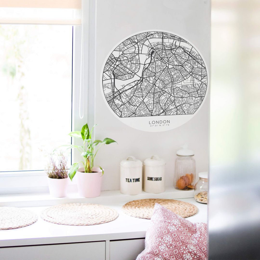 Wall-Art Wandtattoo »London Stadtplan (1 St.) bequem selbstklebend«, kaufen