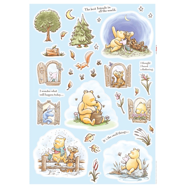 Komar Wandtattoo »Winnie the Pooh Adventures«, (61 St.), 50x70 cm (Breite x  Höhe), selbstklebendes Wandtattoo online kaufen | mit 3 Jahren XXL Garantie
