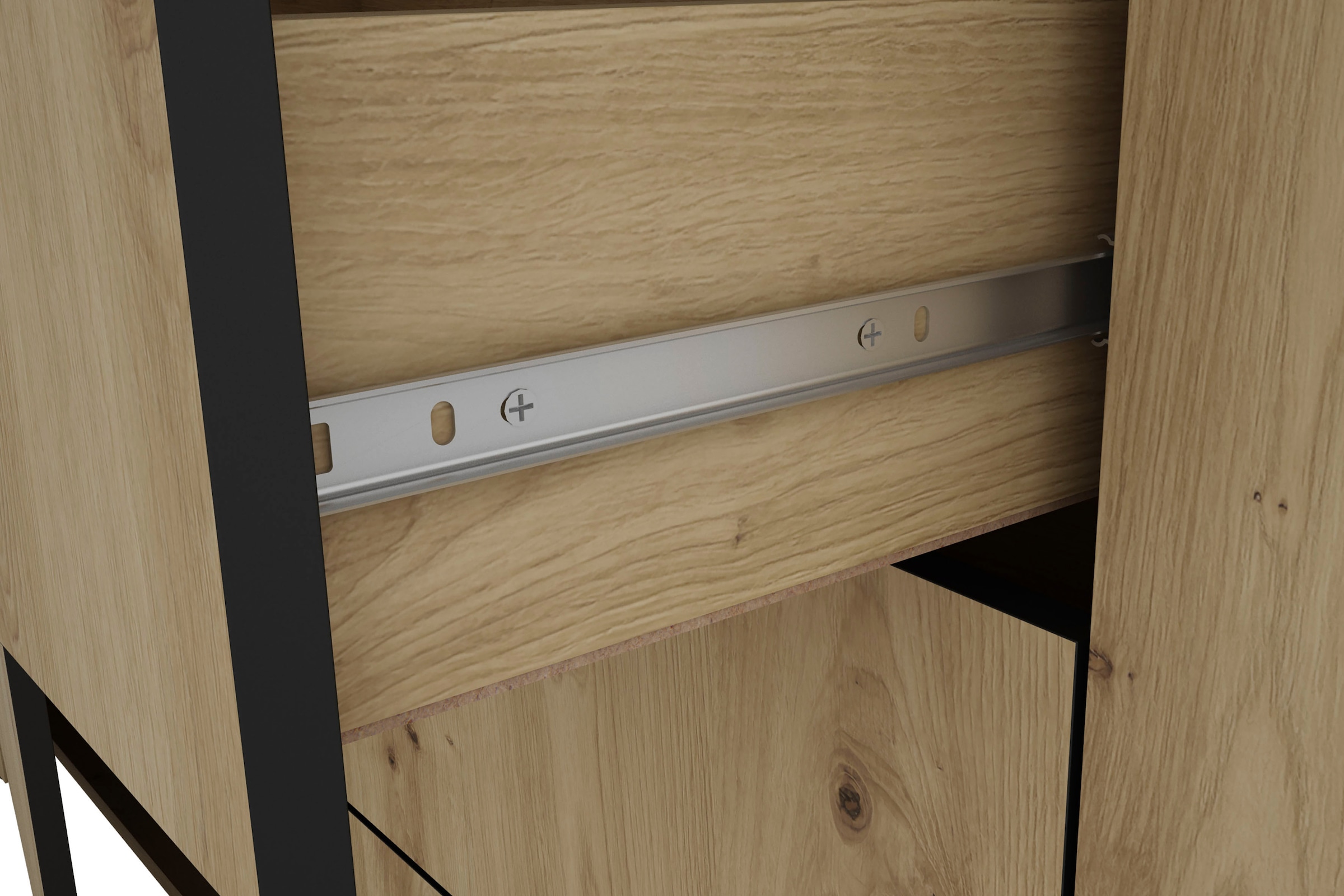 byLIVING Vitrine »Highboard Faro« 1 Stk. tlg. 3 Türen und 3 Schubkästen für maximale Ordnung, verschiedene Farben.