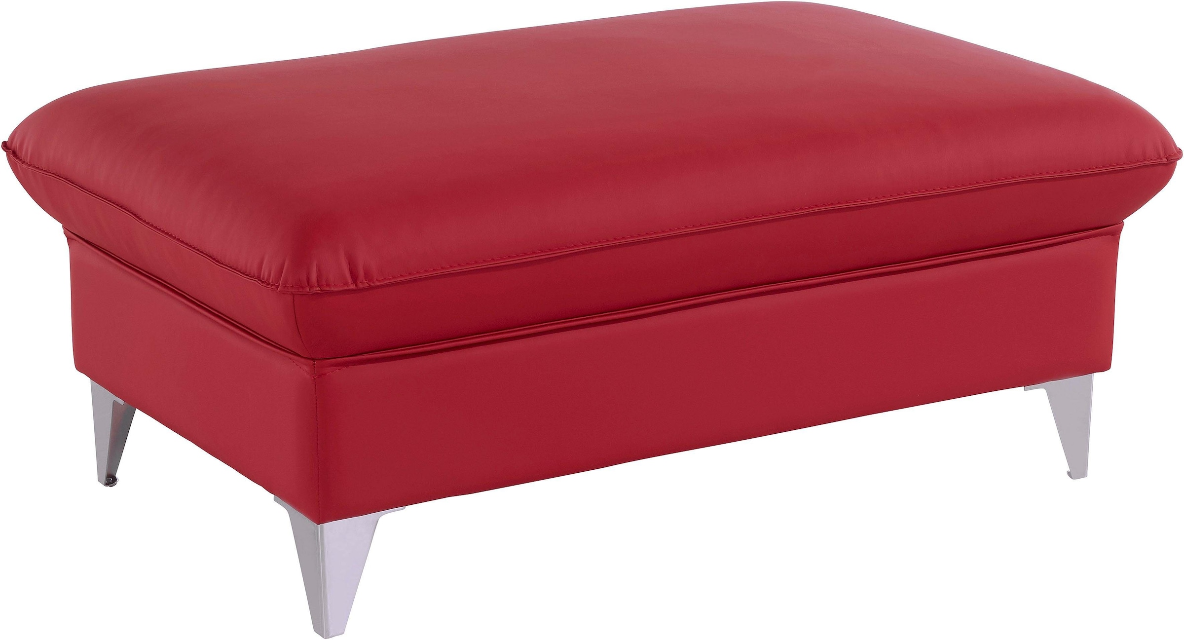COTTA Polstergarnitur »Caluso L-Form«, Set bestehend aus: Ecksofa mit Kopfteilverstellung & Hocker