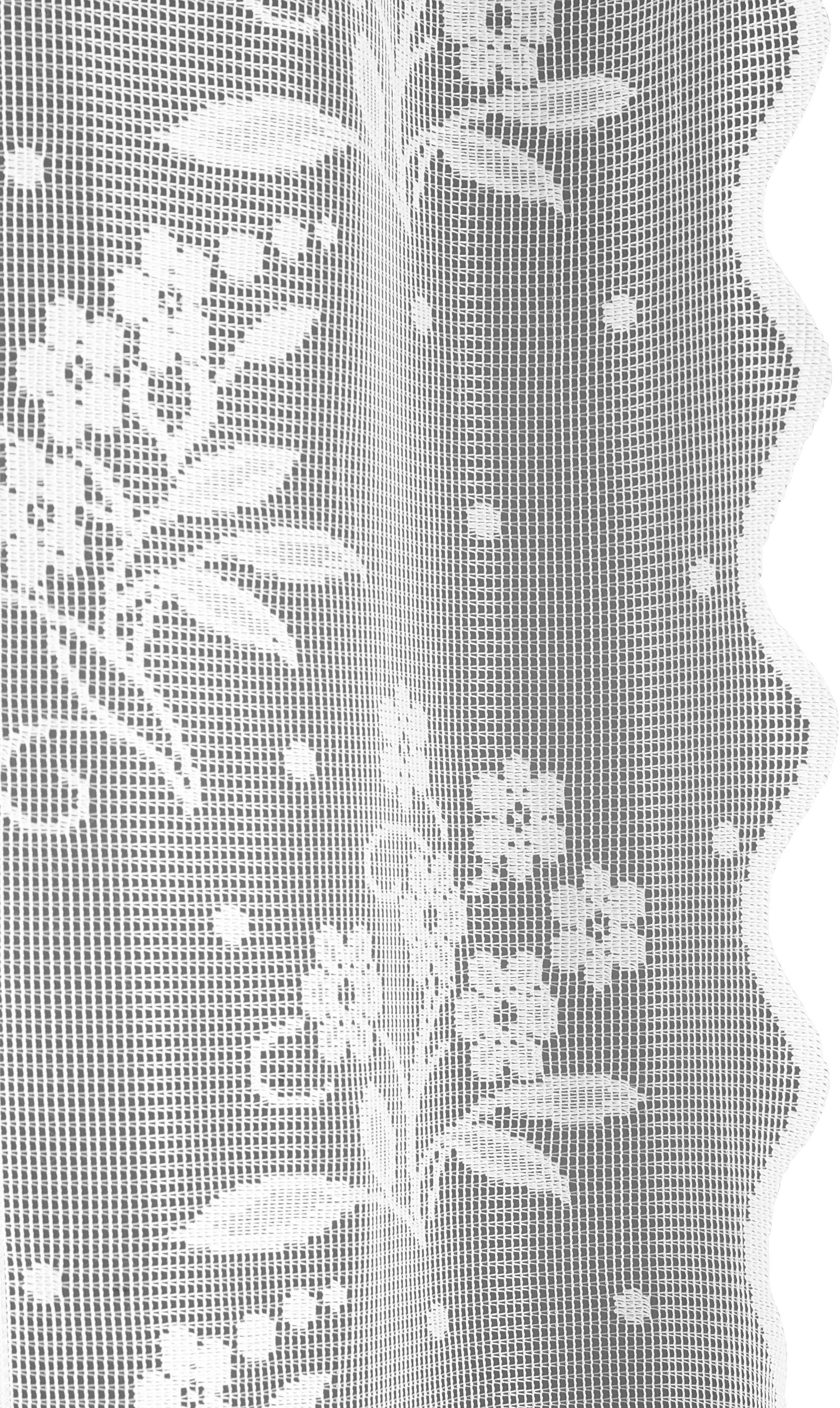 Home affaire Gardine »Moni«, kaufen (2 St.), florales Jacquard, transparent, Design online