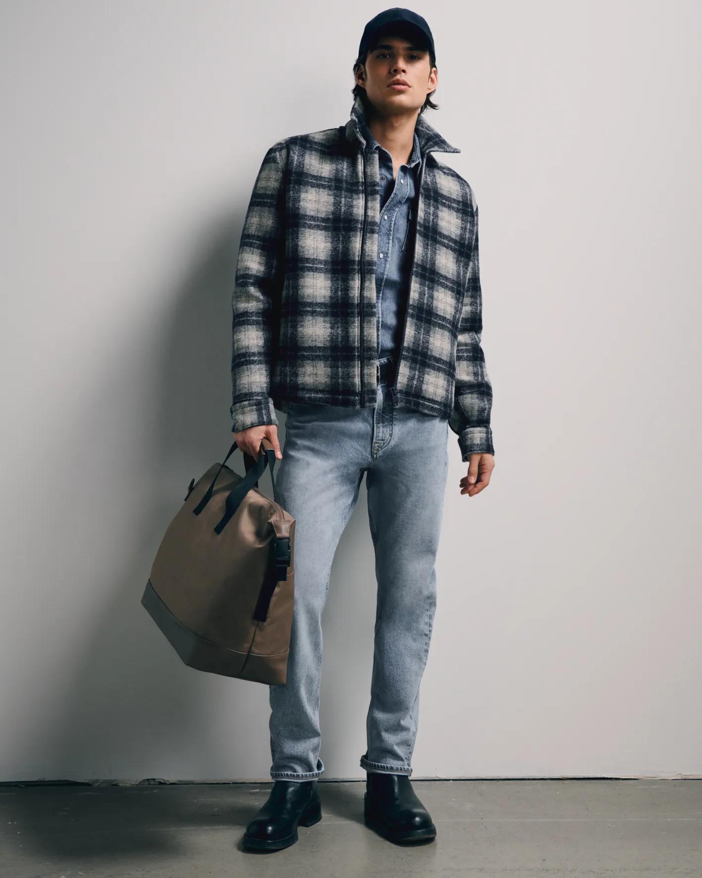 Joop Jeans Flanellhemd Regular fit mit Reißverschluss