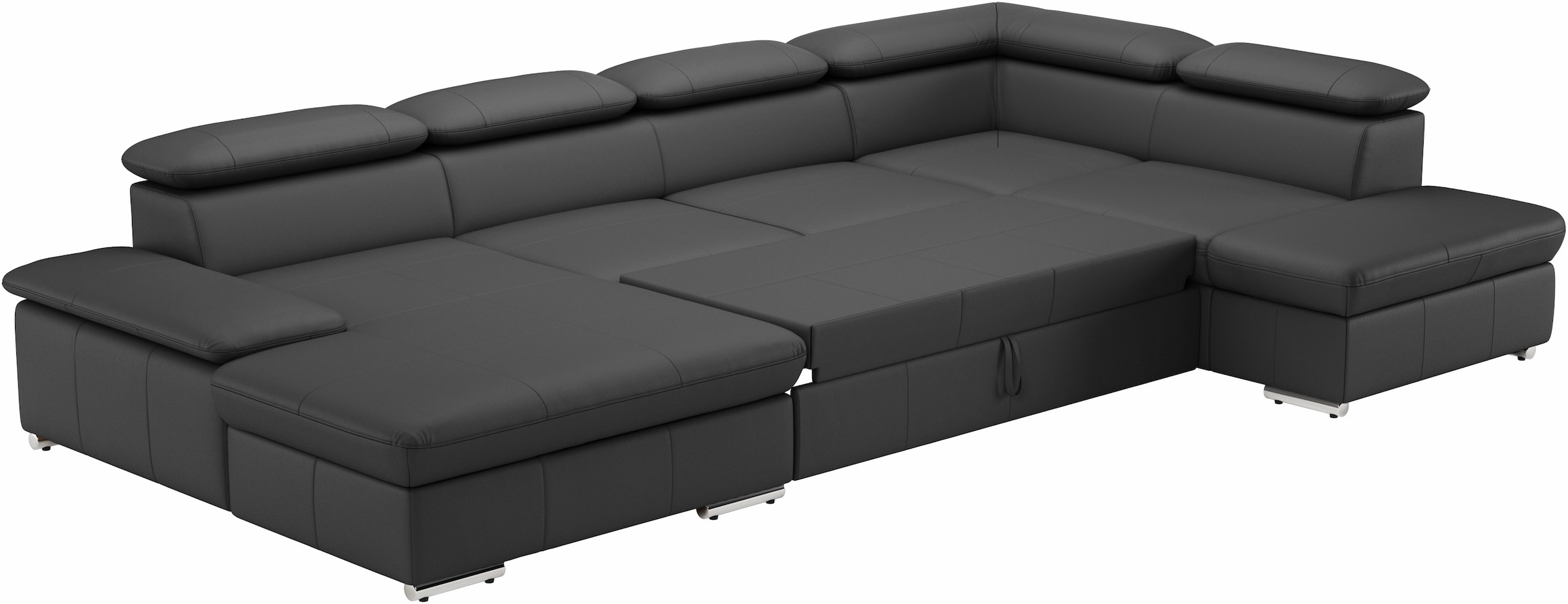 sit&more Wohnlandschaft »Valantine U-Form«, inkl. Kopf- und Armteilverstellung, wahlweise mit Bettfunktion