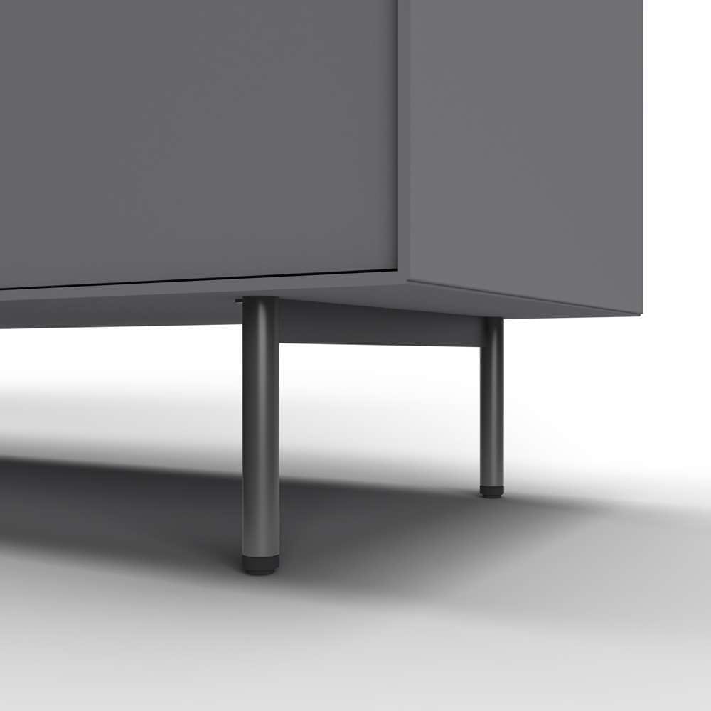 LeGer Home by Lena Gercke Sideboard »Essentials, Kommode, Anrichte, Kombikommode, Schrank mit Metallfüßen« Breite: 111 cm, UV lackiert, Push-to-open-Funktion