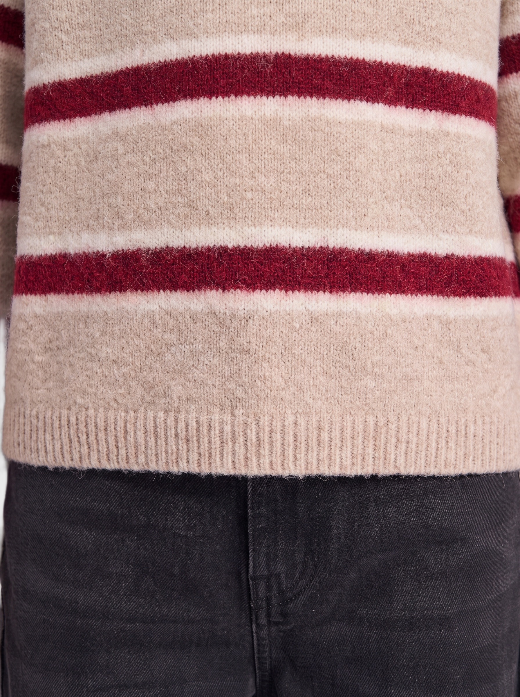 KIDS ONLY Strickpullover »KOGTALIO SCHOOL LS SHORT O-NECK KNT« Materialmix