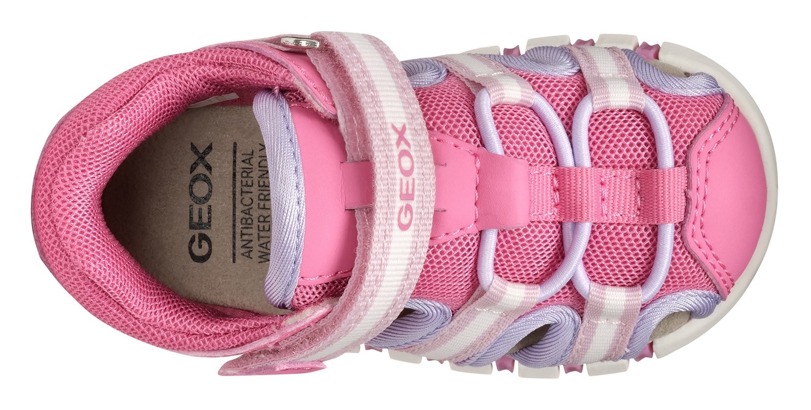 Geox Lauflernschuh »B SANDAL IUPIDOO GIR«, Sandale, Klettschuh, Babyschuh im sportlichen Trekking Look