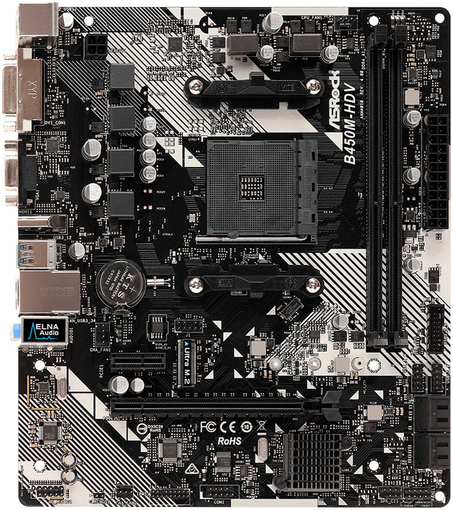 Asrock Mainboard »B450M-HDV R4.0«