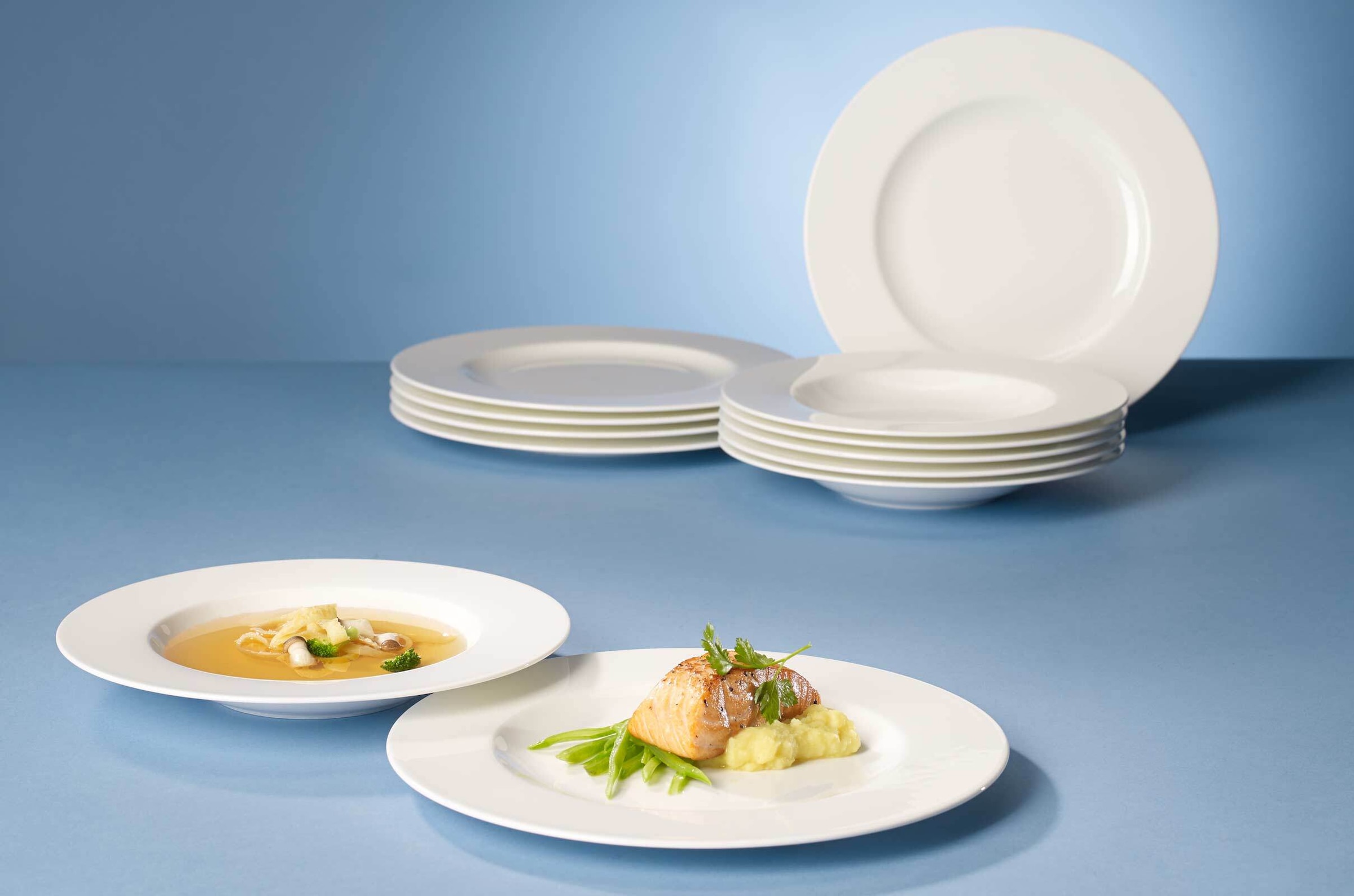 Villeroy & Boch Geschirr-Set »Tafel-Set Royal 12er Set weiß«