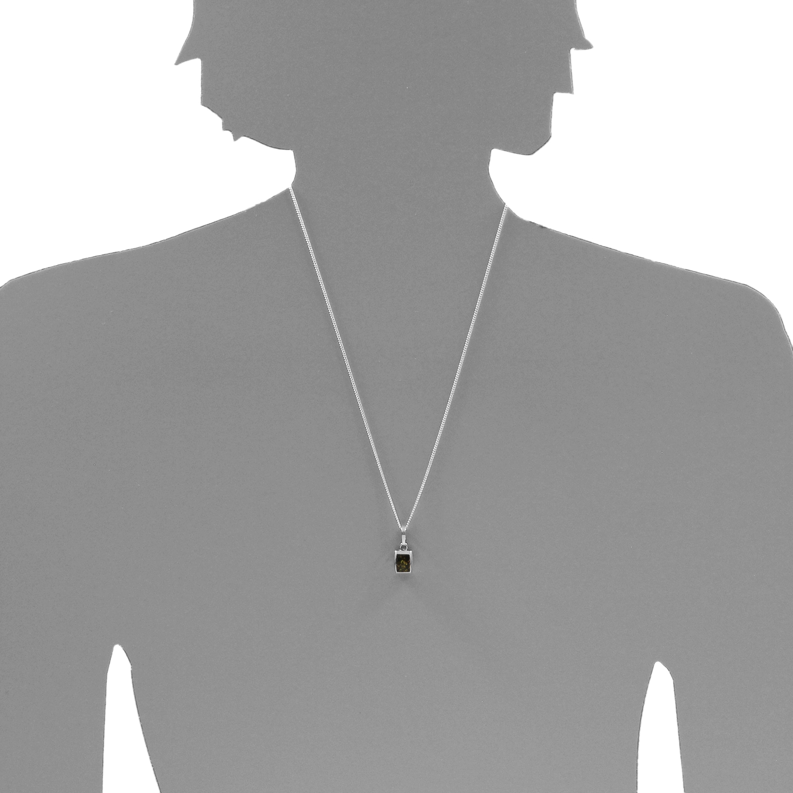 OSTSEE-SCHMUCK Kettenanhänger »- Stefanie - Silber 925/000 - Bernstein«