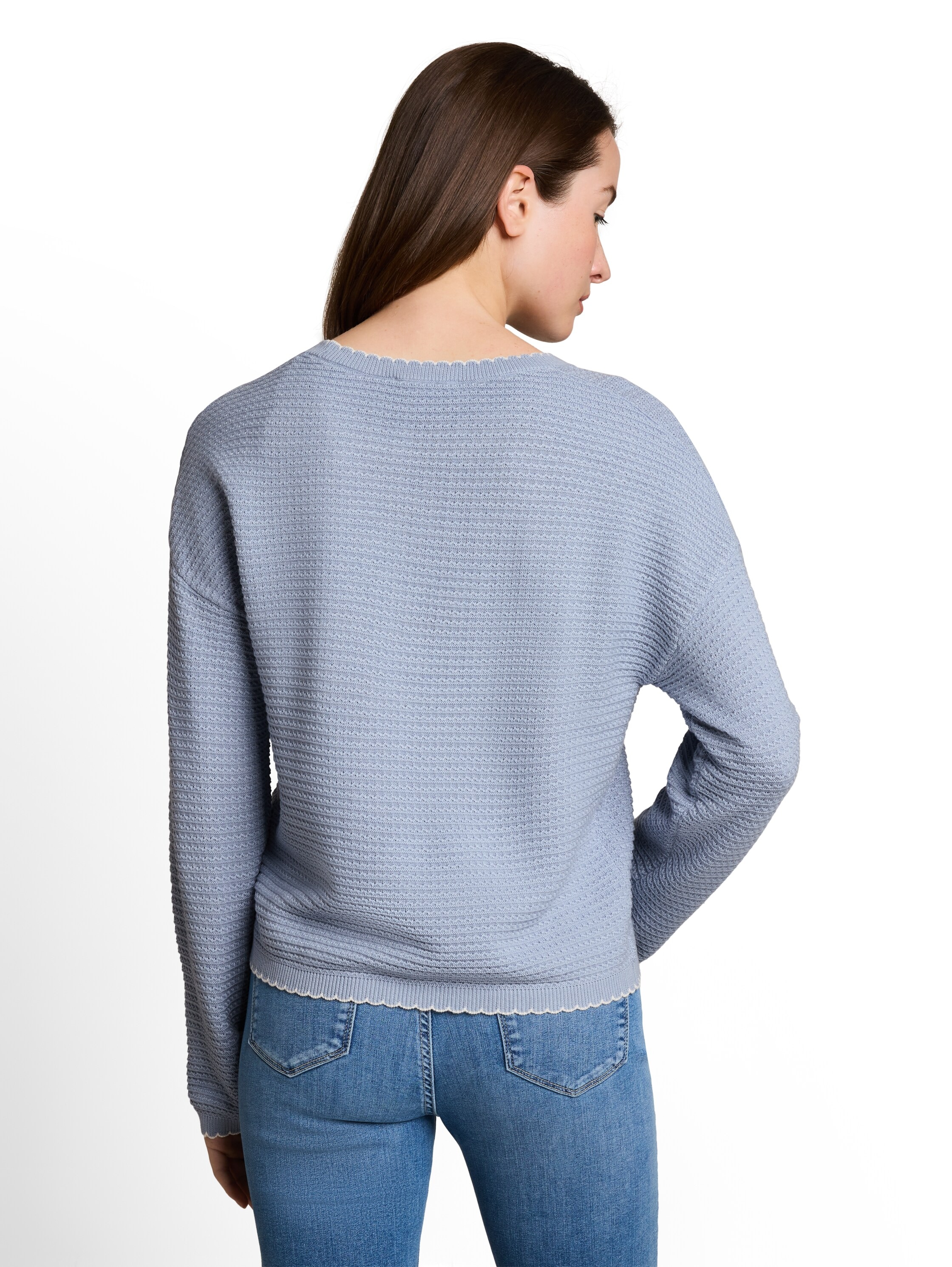 TOM TAILOR Denim V-Ausschnitt-Pullover