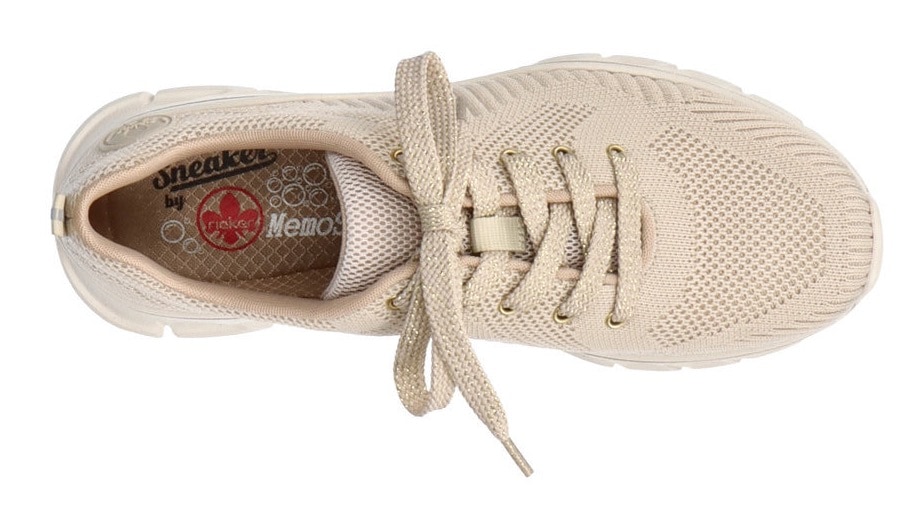 Rieker Sneaker, mit leichter Laufsohle, Freizeitschuh, Halbschuh, Schnürschuh