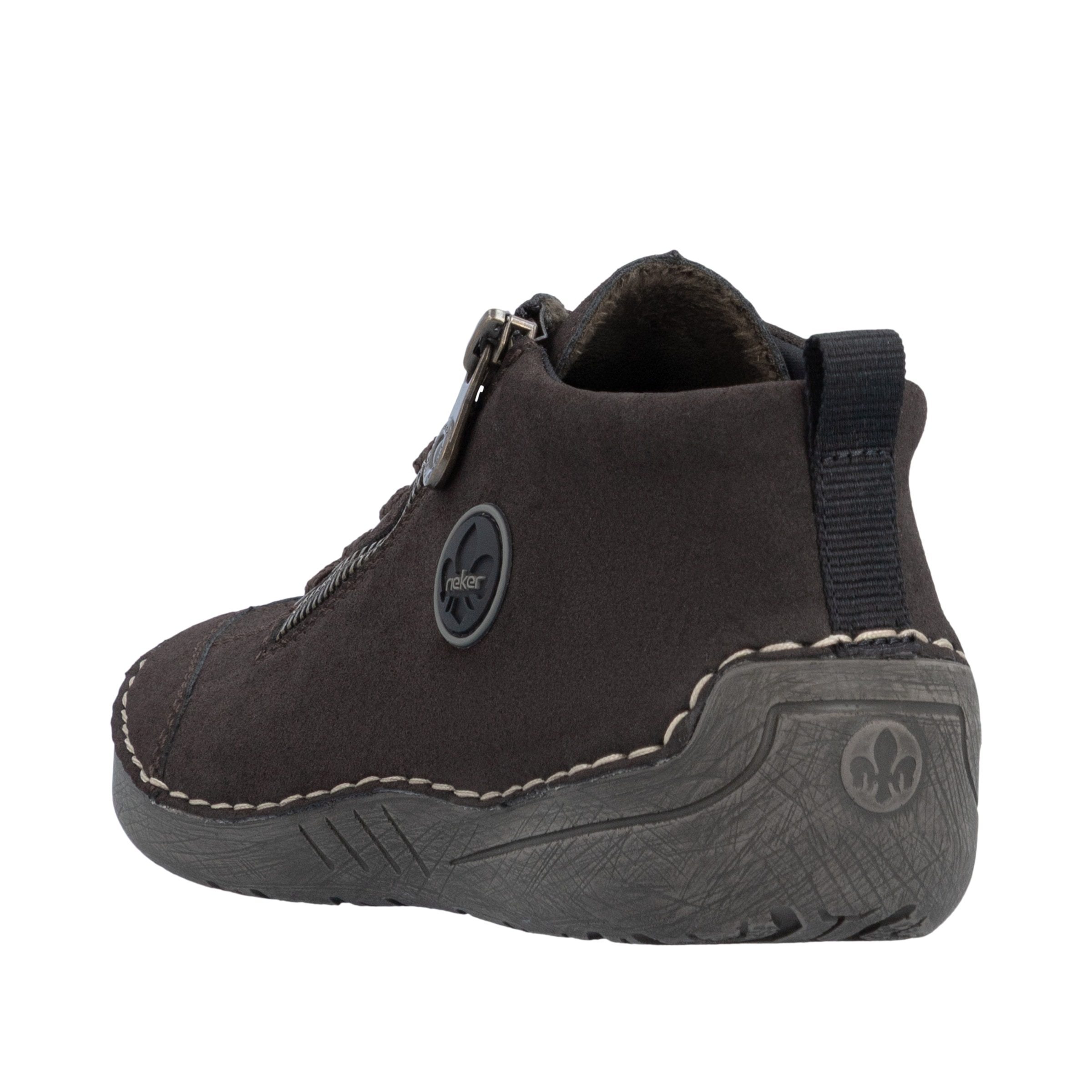 Rieker Schnürboots  Sneaker, Schnürschuh, Outdoorschuh mit Reißverschluss
