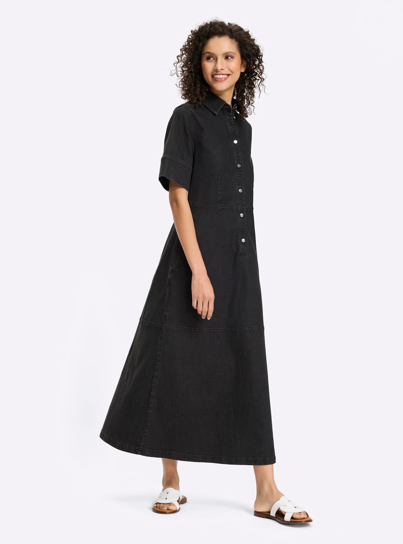 heine Jeanskleid »Kleid« Nahttasche