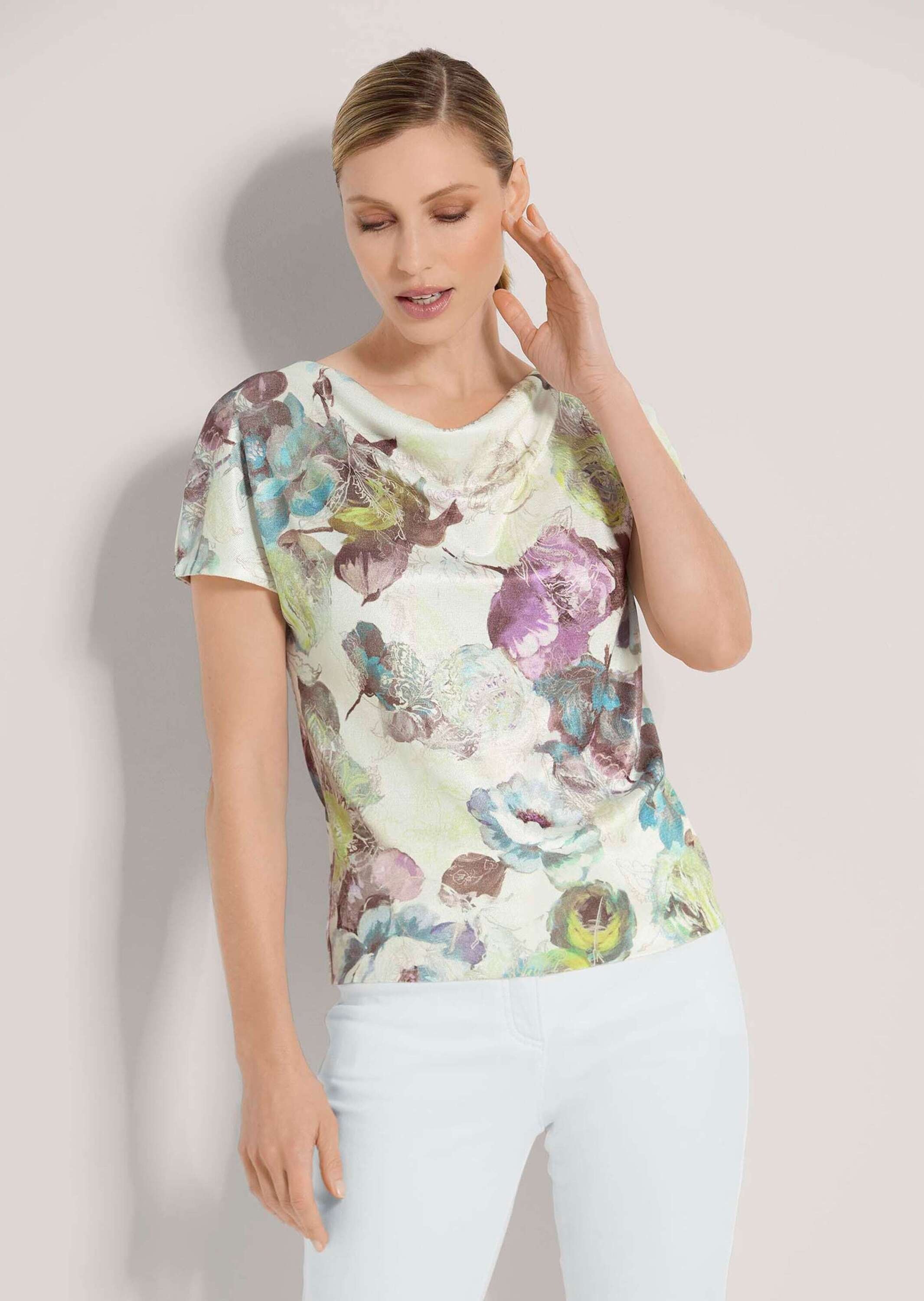 MADELEINE Longpullover »Pullover Pullover mit Unikat-Druck«