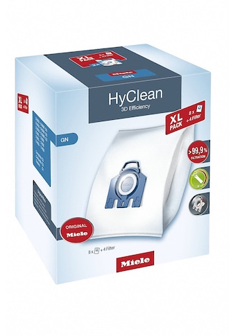 Staubsaugerbeutel »GN XL HyClean 3D XL-Pack HyClean 3D Eff«, (Packung, 12 St.)