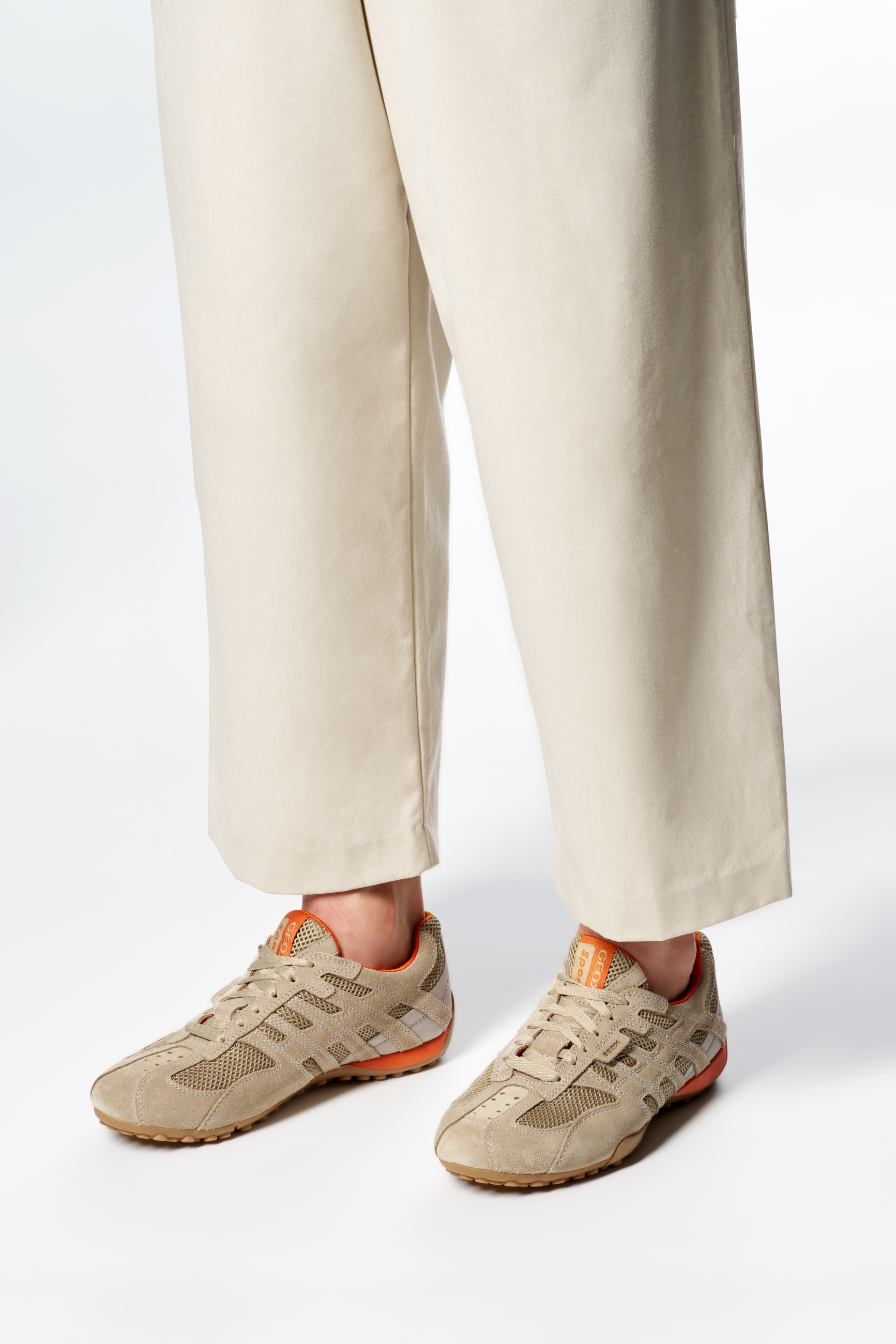 Geox Schnürschuh »U SNAKE ORIGINAL«  , Schnürschuh, Freizeitschuh, Trekking Sneaker mit Lederinnensohle
