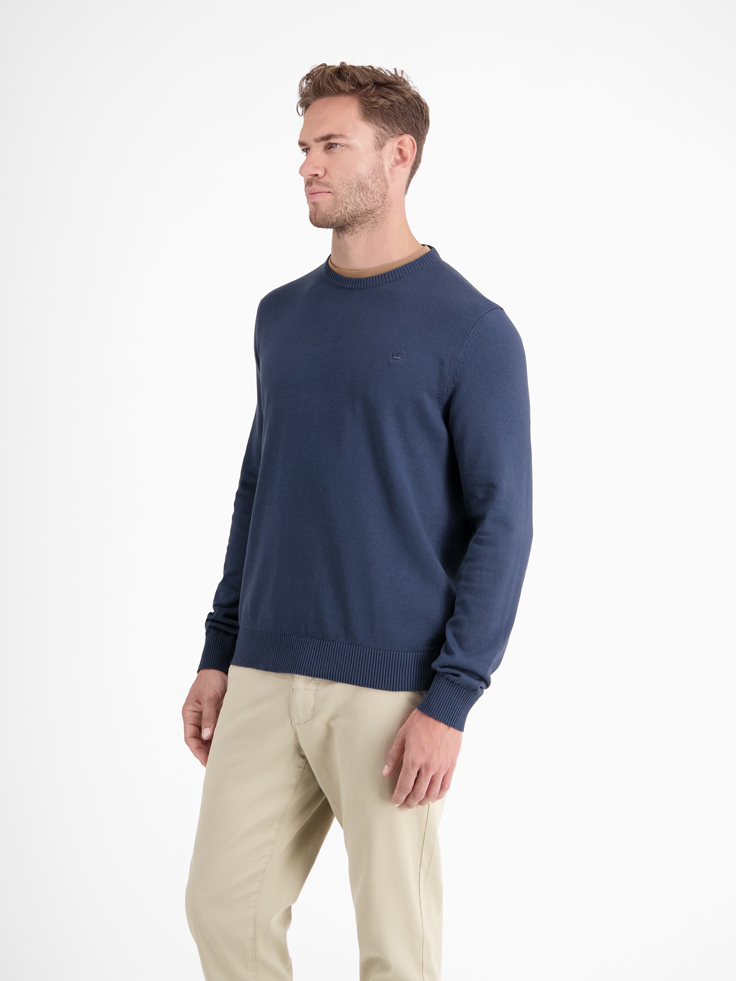 LERROS Strickpullover »LERROS Crewneck Strickpullover«
