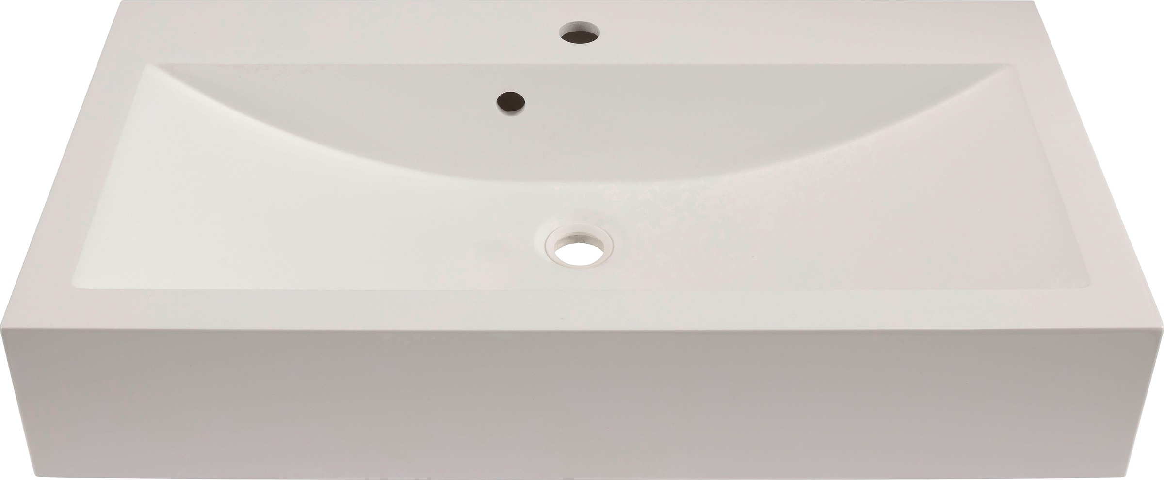 INOSIGN Waschtisch-Set »Riga, Breite 140 cm, inkl. Aufsatzwaschbecken, 2 Schubkästen, 1 Tür«, (Set, 1 St.), Hängeschrank, Unterschrank, Badmöbel, Badschrank, Schrank, Bad