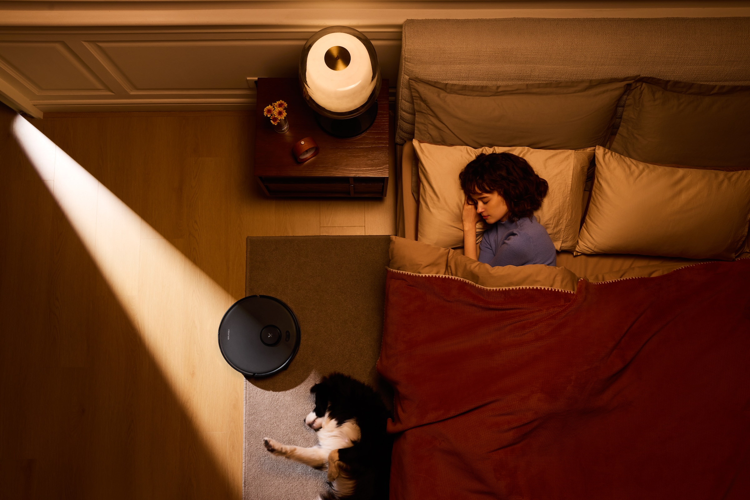 Roborock Saugroboter »Roborock Qrevo Edge 5V1 mit Wischfunktion, virtuelle Sperrzonen,« intellig. Software, präzise Raumzuordnung, individ. Reinigungspläne