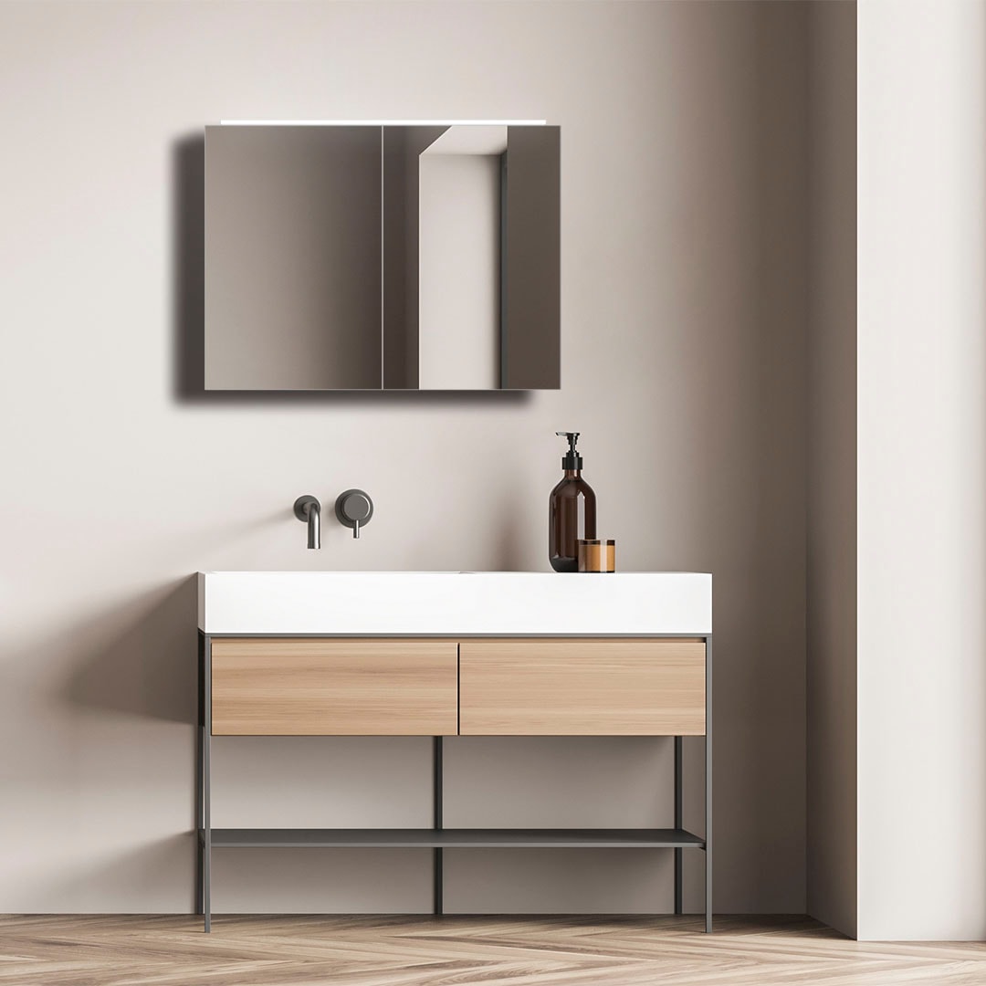 Talos Spiegelschrank »Silver Magic«, mit LED-Beleuchtung, verschiedene Größen