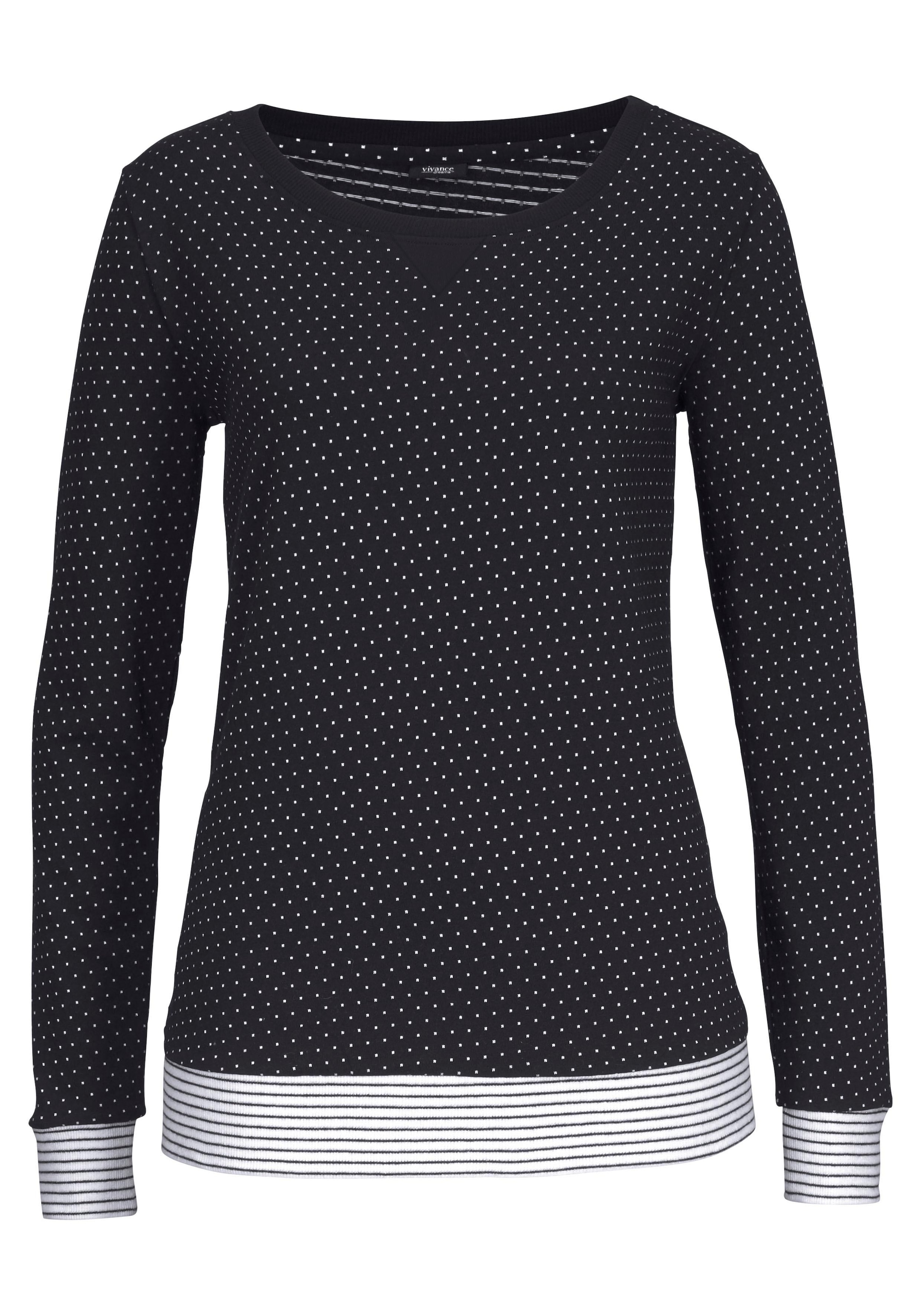 Vivance Dreams Pyjama 2 tlg. mit Pünktchen- und Streifenmuster