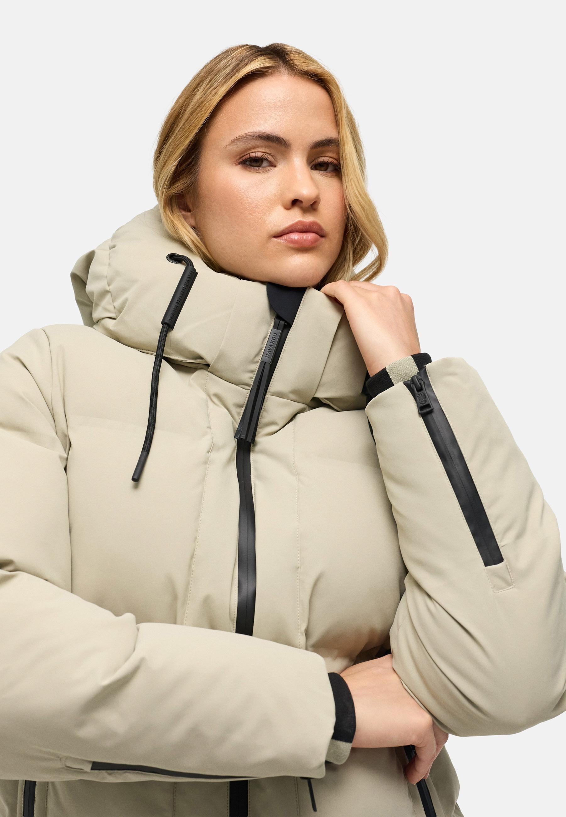 Navahoo Outdoorjacke »Steppjacke Wolkentanz XIV« mit Kapuze Kurze Damen Steppjacke mit abnehmbarer Kapuze