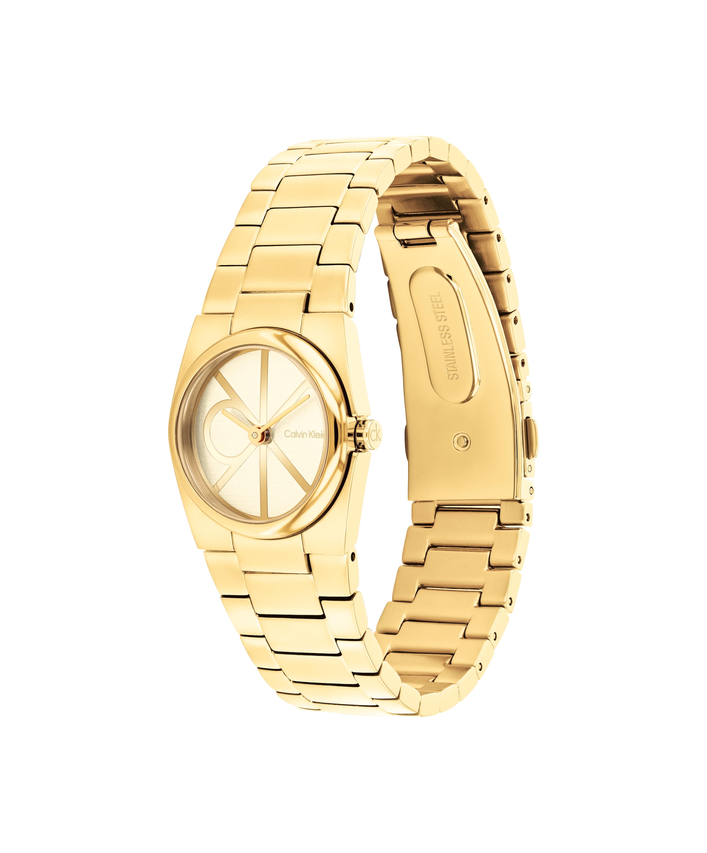 Calvin Klein Quarzuhr »CK UNITE« Armbanduhr, Damenuhr, Edelstahlarmband, analog