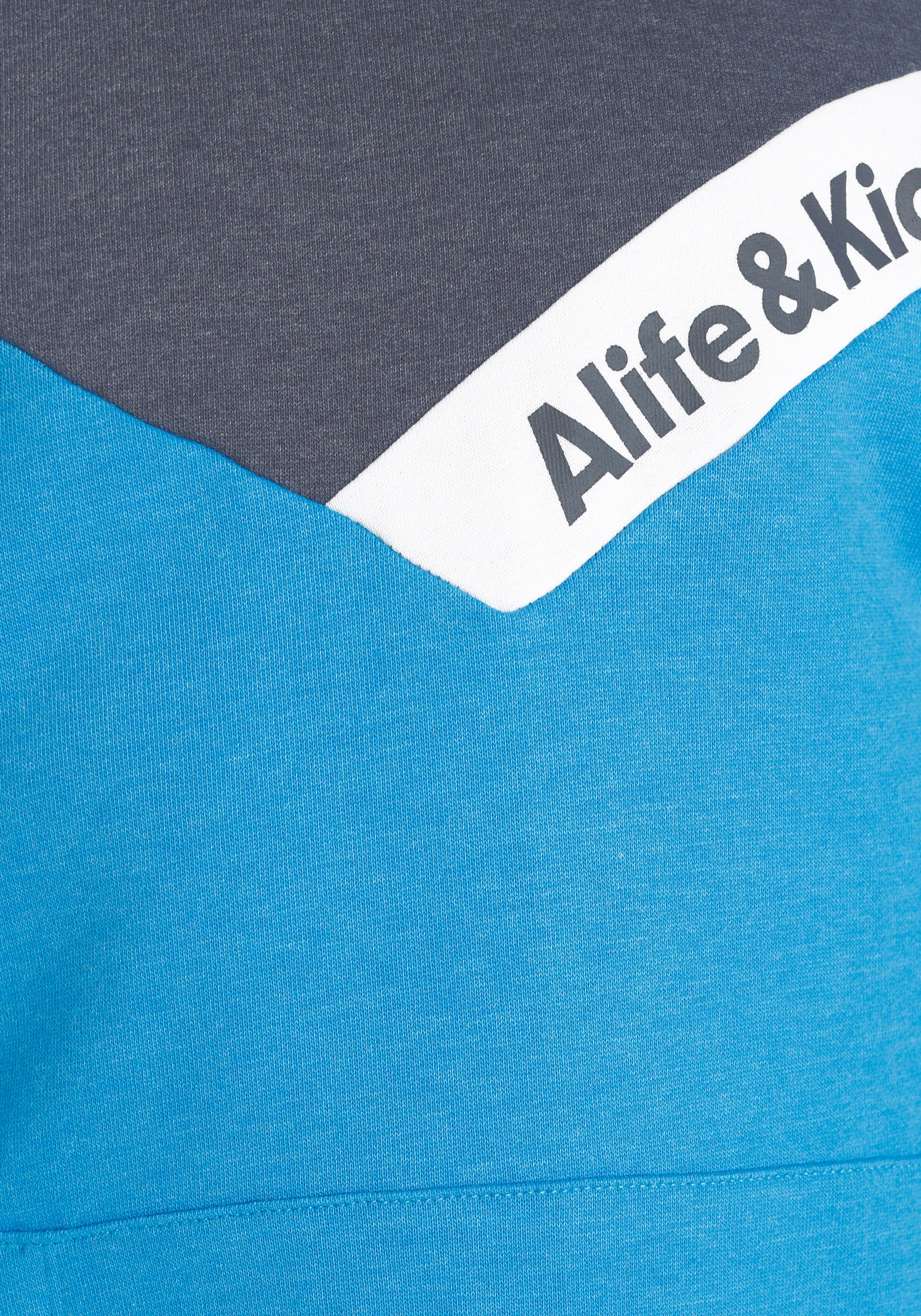 Alife & Kickin Kapuzensweatshirt »Colorblocking«, in melierter Qualität
