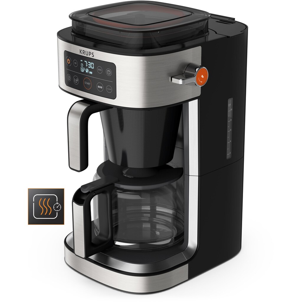 Krups Filterkaffeemaschine »KM760D Aroma Partner«, 1,25 l Kaffeekanne